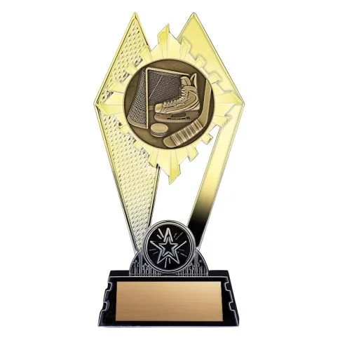 Citadel Series Weighted Hockey Trophy- 2 Finishes, 3 Sizes (Includes Engraving)