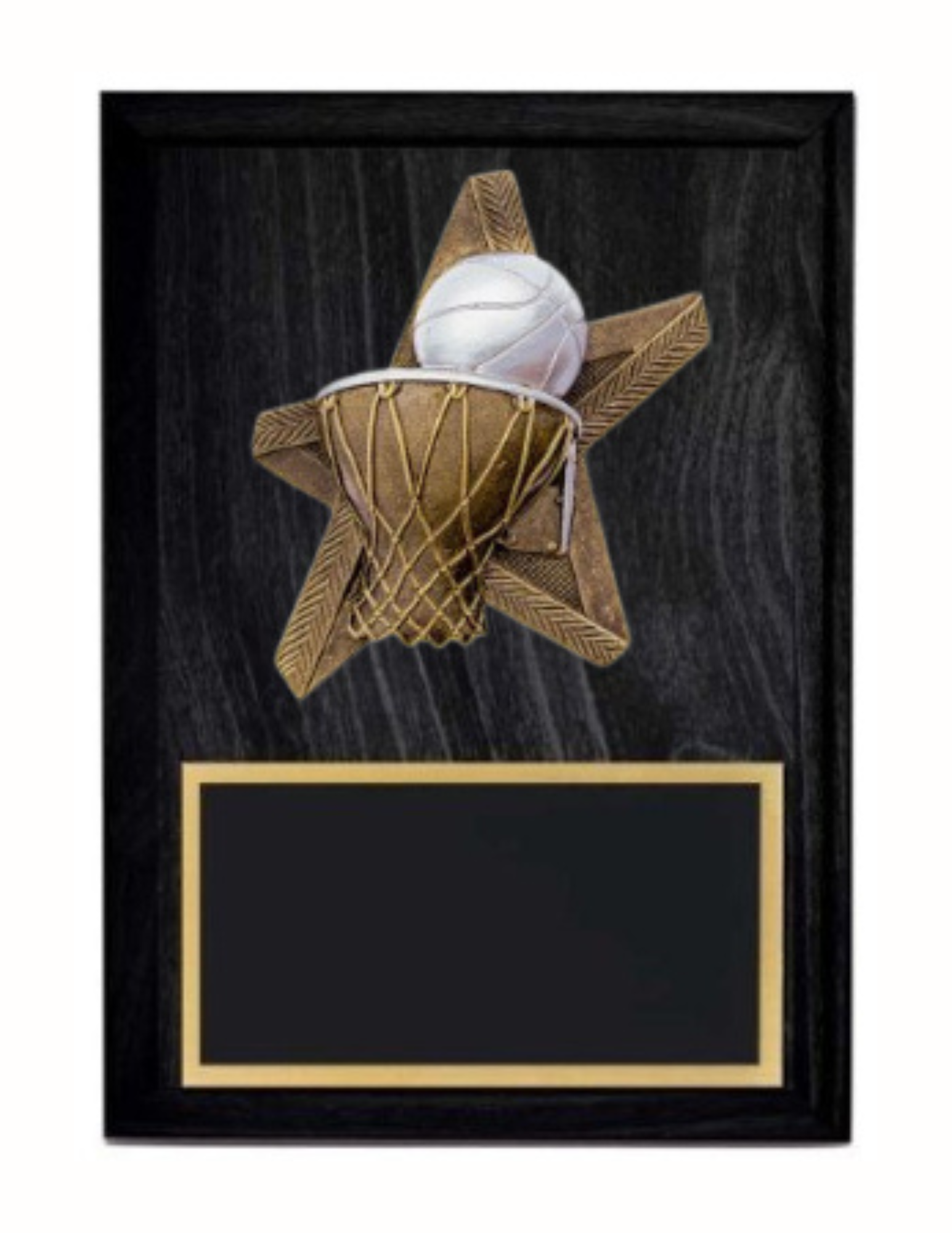 Pro Star Basketball Plaque