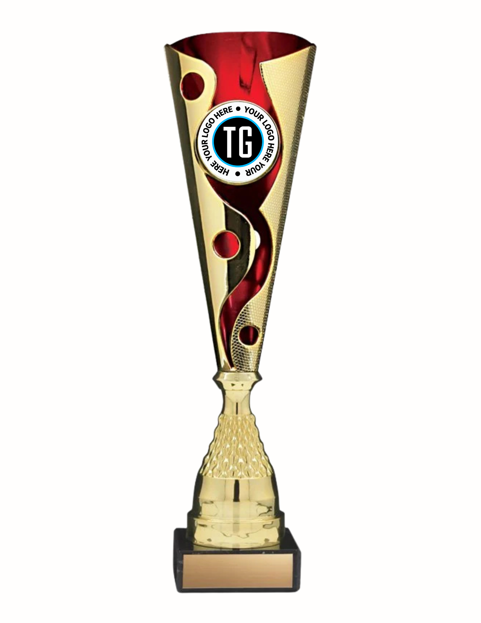 Fire & Ice Space Trophy- 3 Sizes, 2 Colors (Includes Engraving)