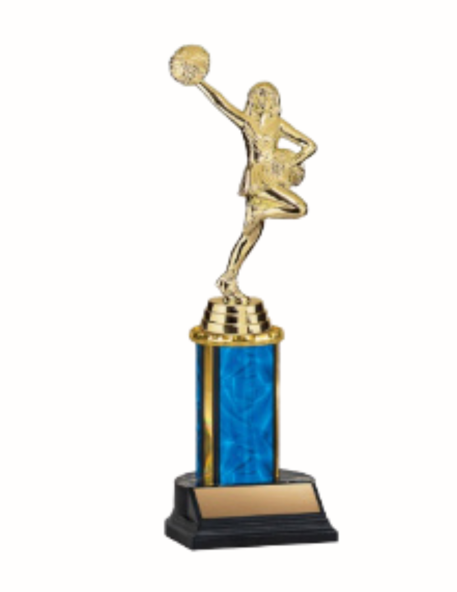 Aurora Cheer Trophy 9" Choose Your Color (Includes Engraving)