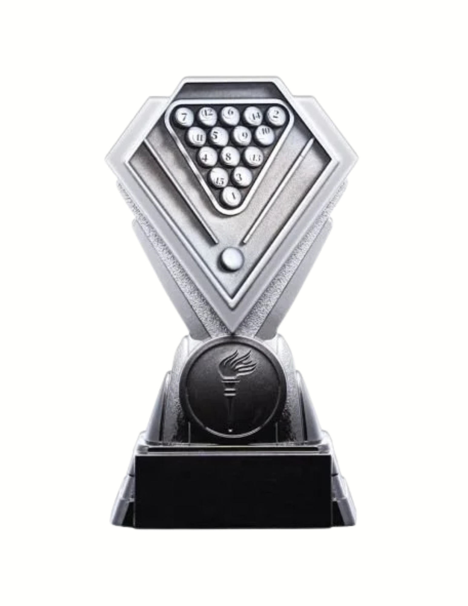 Diamond Series Weighted Billiards Trophy- 4 Sizes (Includes Engraving)