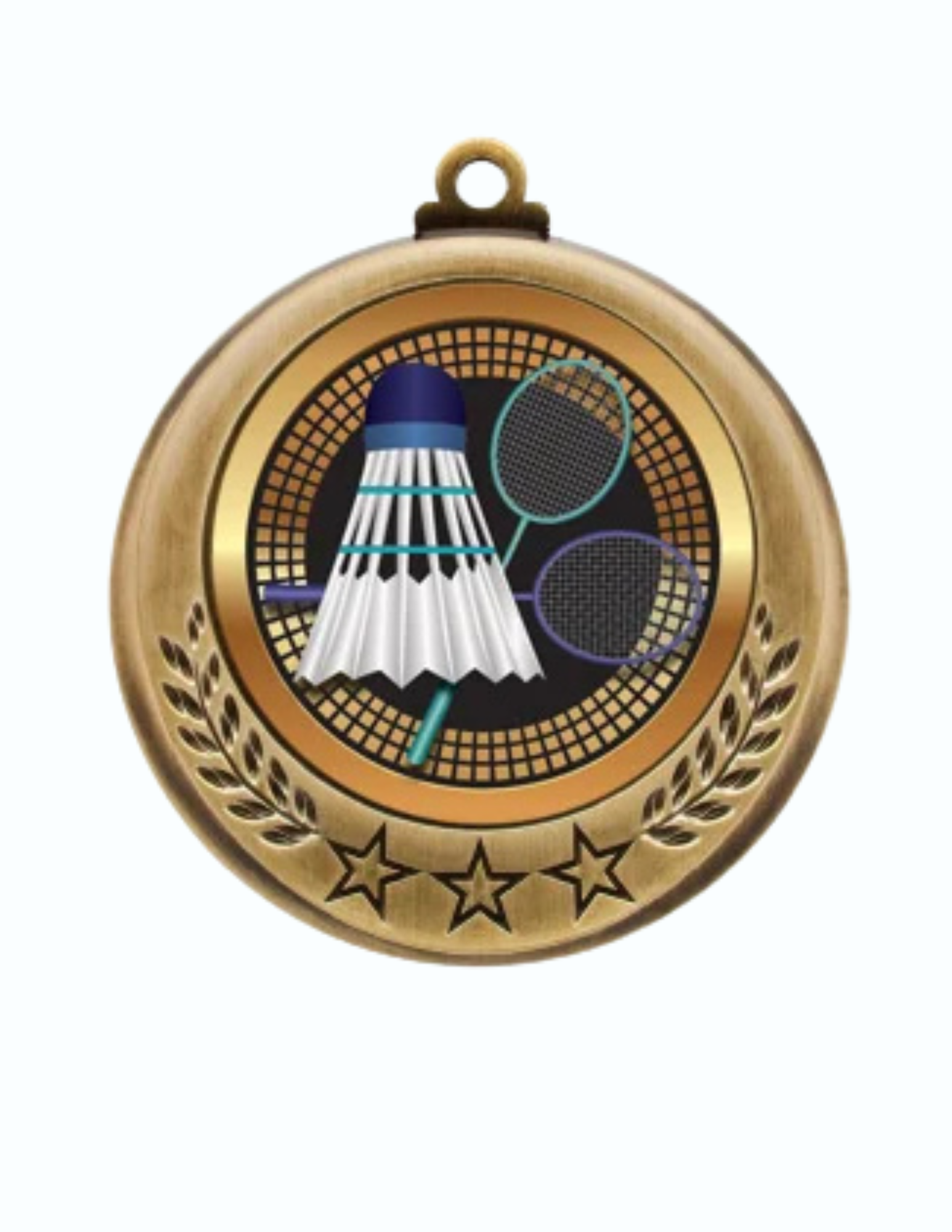 Spectrum Series Badminton Medal