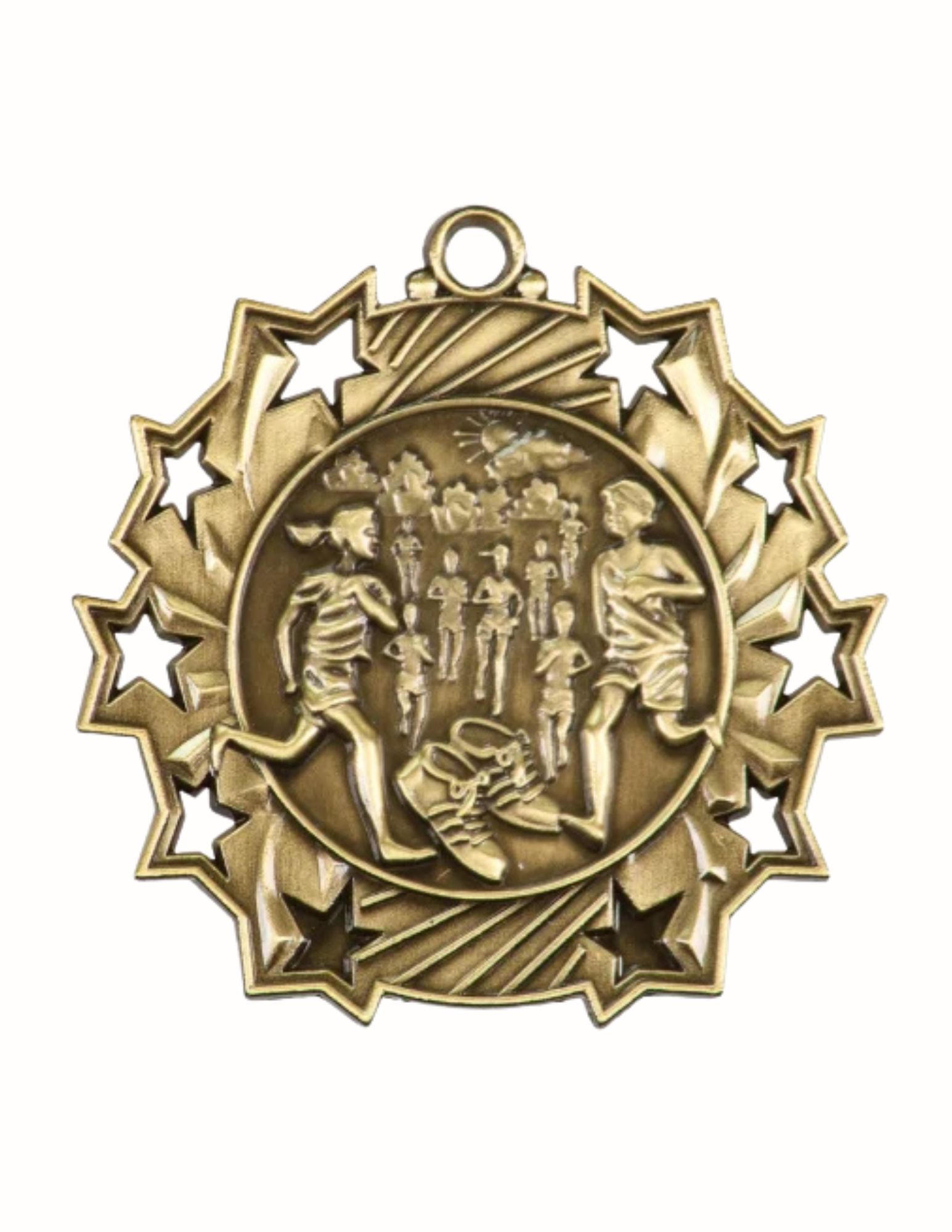 Cross Country Ten Star Medal 2.5" (Includes Ribbon)