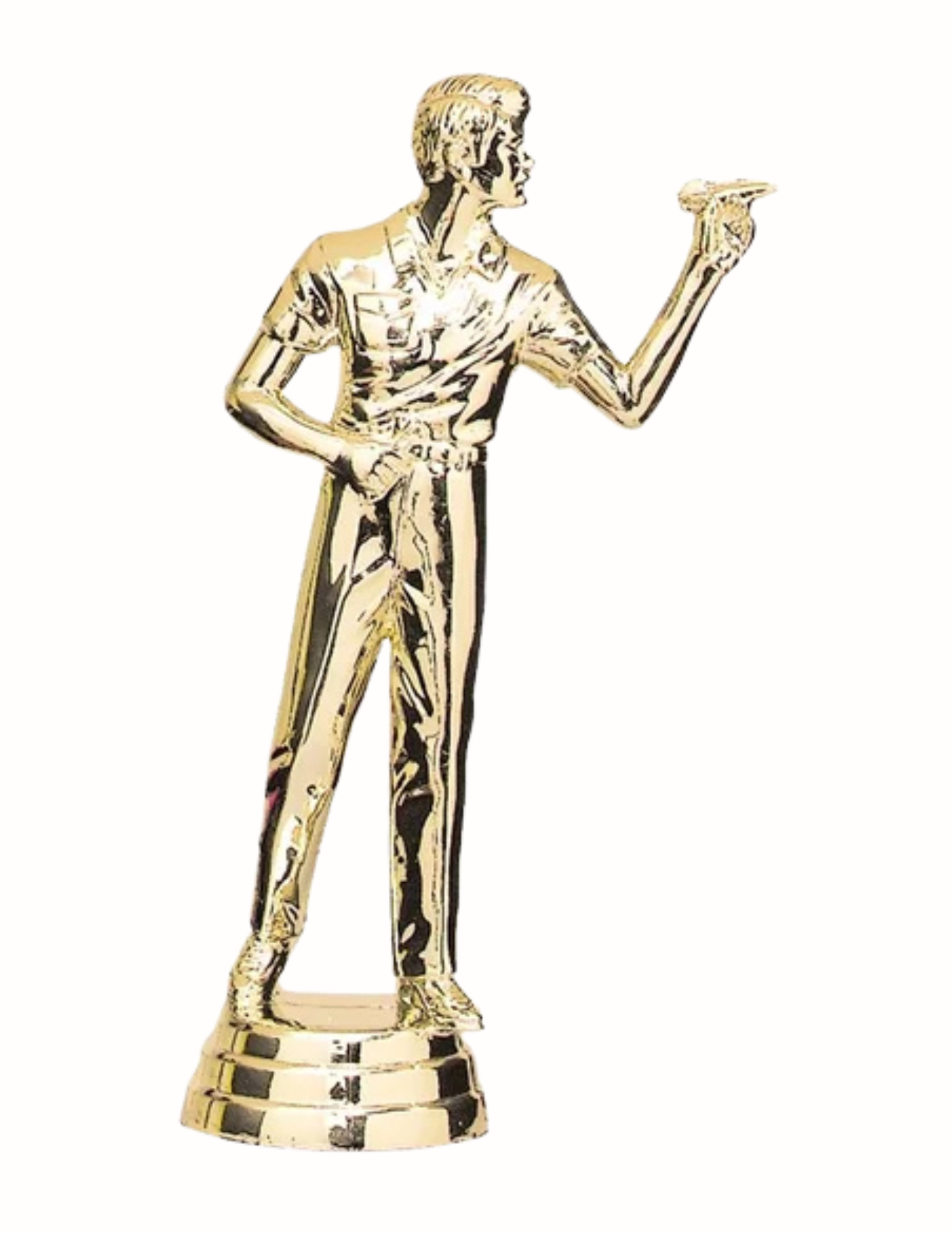 Male and Female Darts Player Trophy Topper 5"