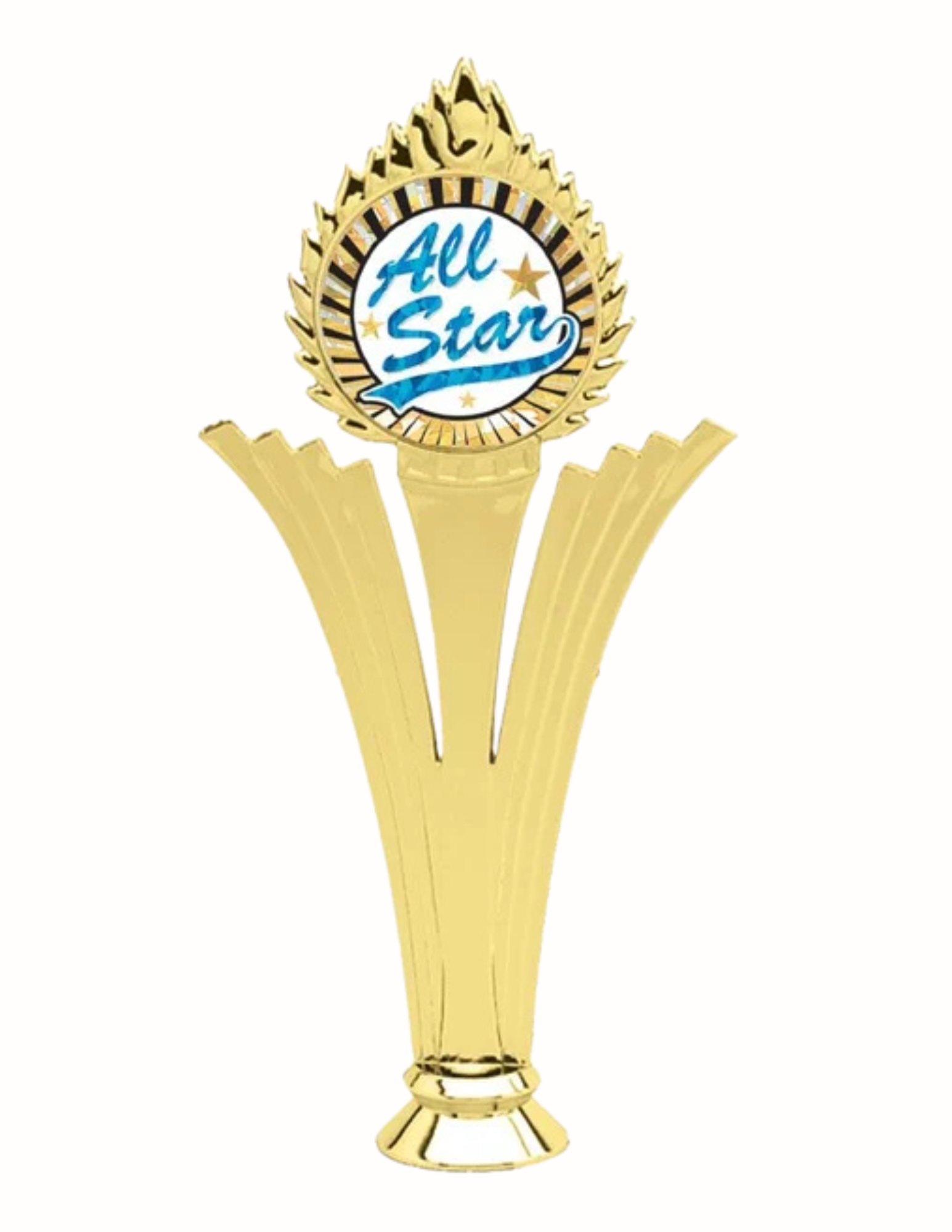 Custom Insert 2" Victory Trophy Topper 8"