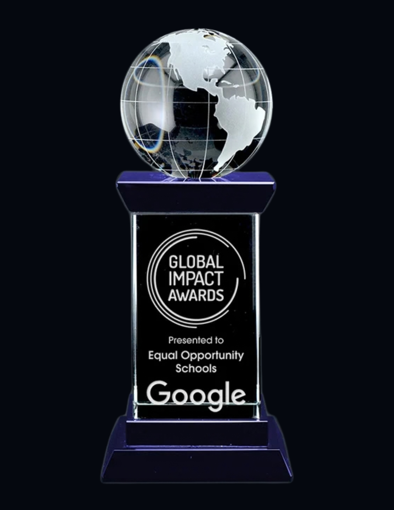 Diplomat Crystal Globe Award