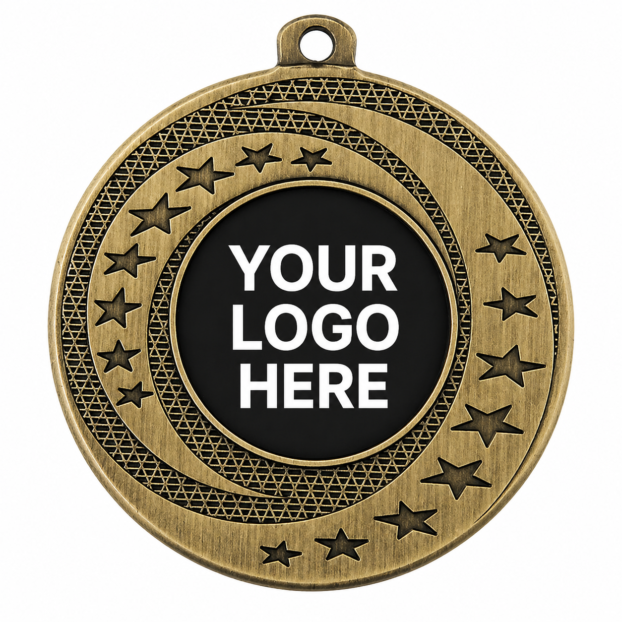 Milky Way Custom Medal 2" (Includes Ribbon, 2 Custom Options)