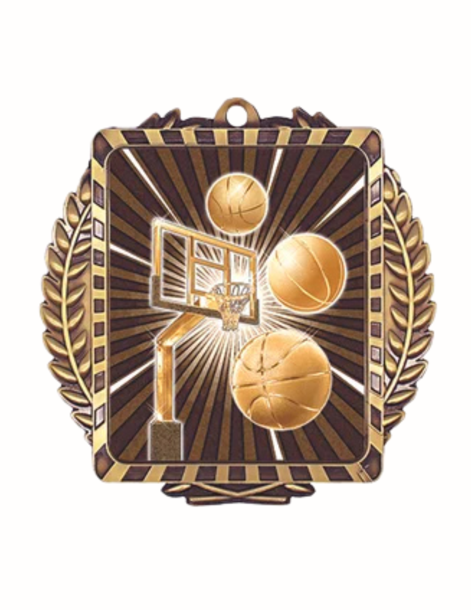 Lynx Basketball Medal 3.5"x3.5" (Includes Ribbon)