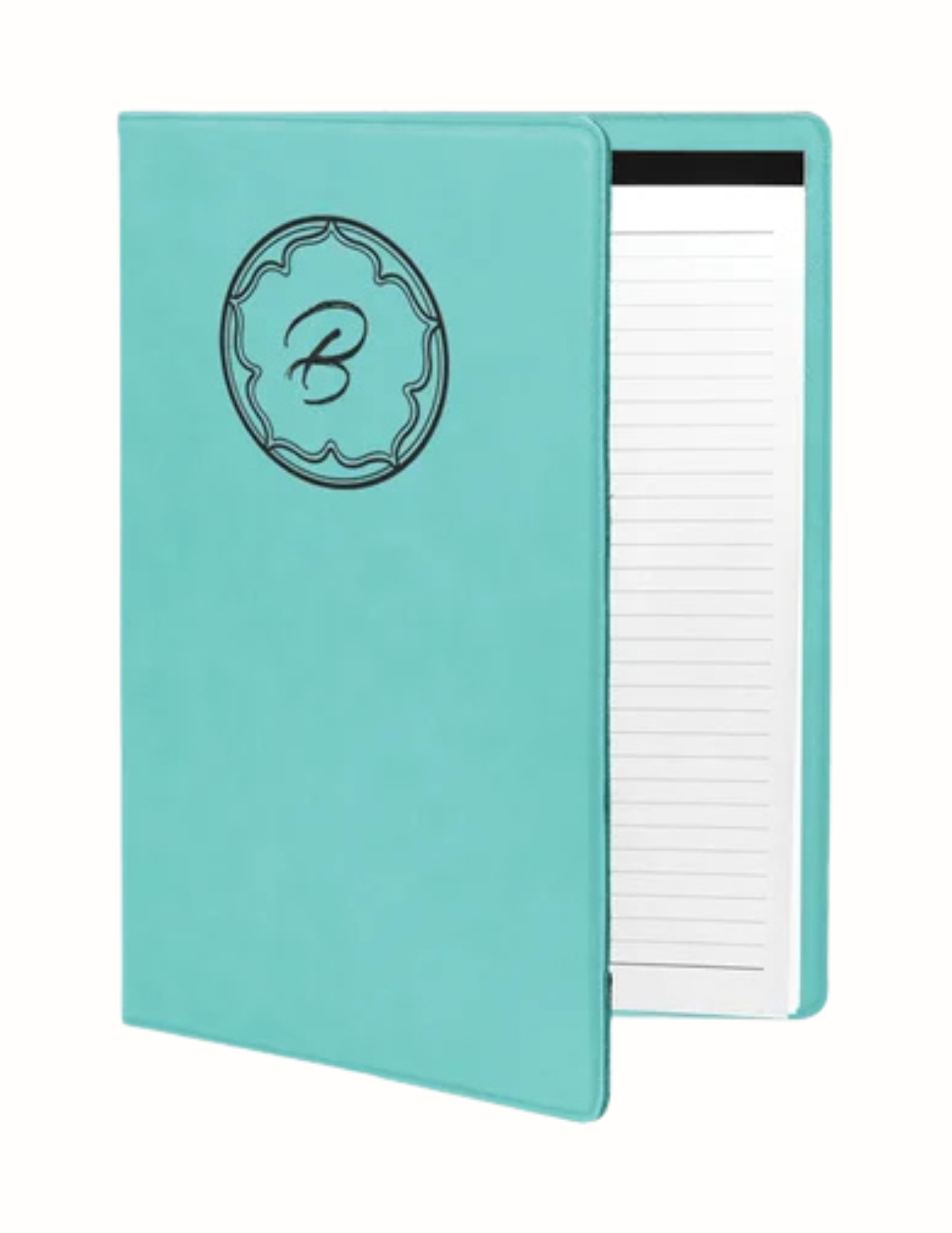Laserable Leatherette Portfolio with Notepad 7" x 9"  (Includes Engraving)