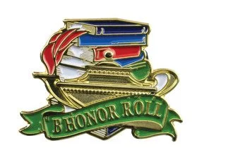 Educational B Honor Roll Pin