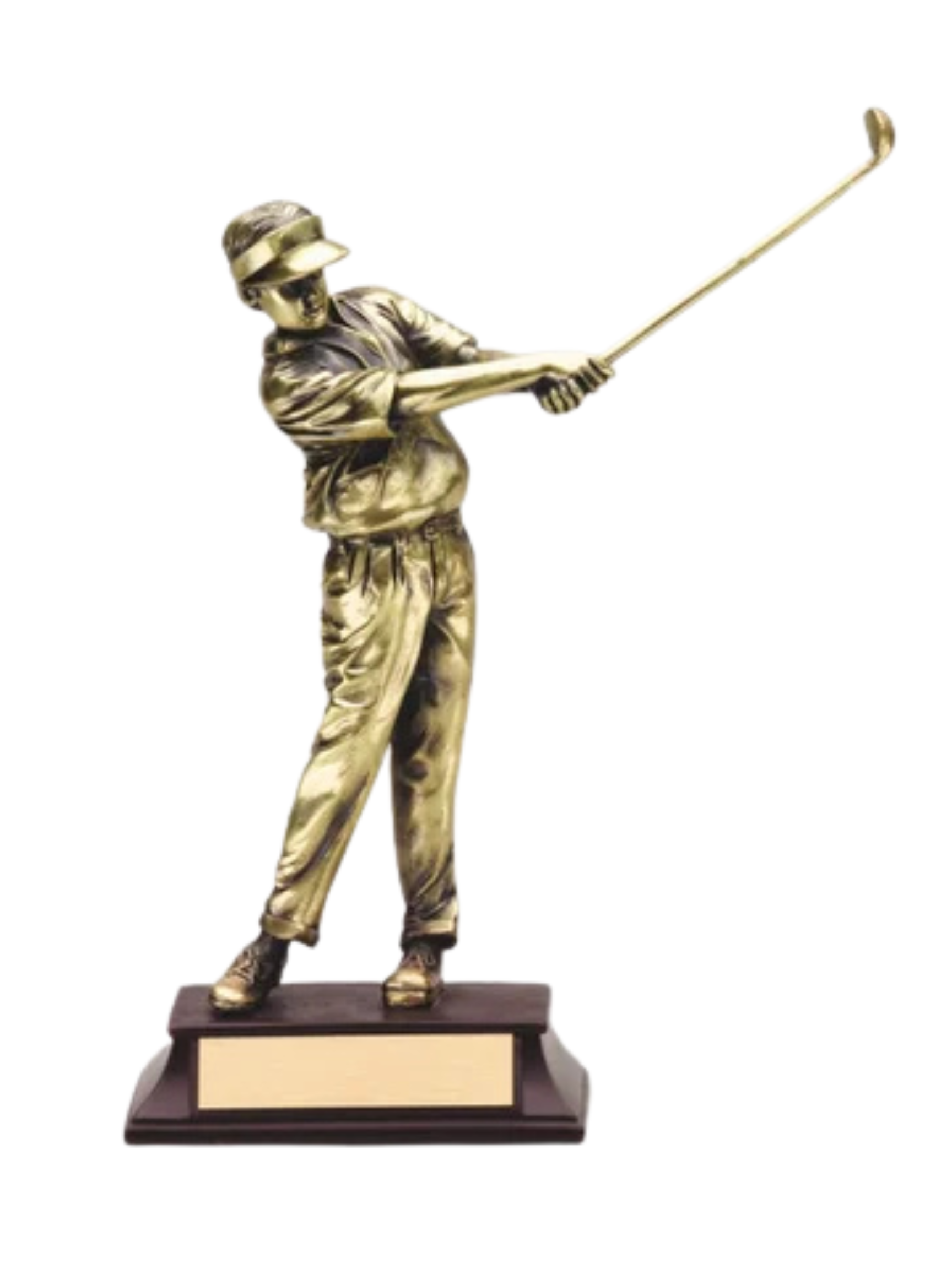 Sunburst Male Golfer- 2 Sizes (Includes Engraving)
