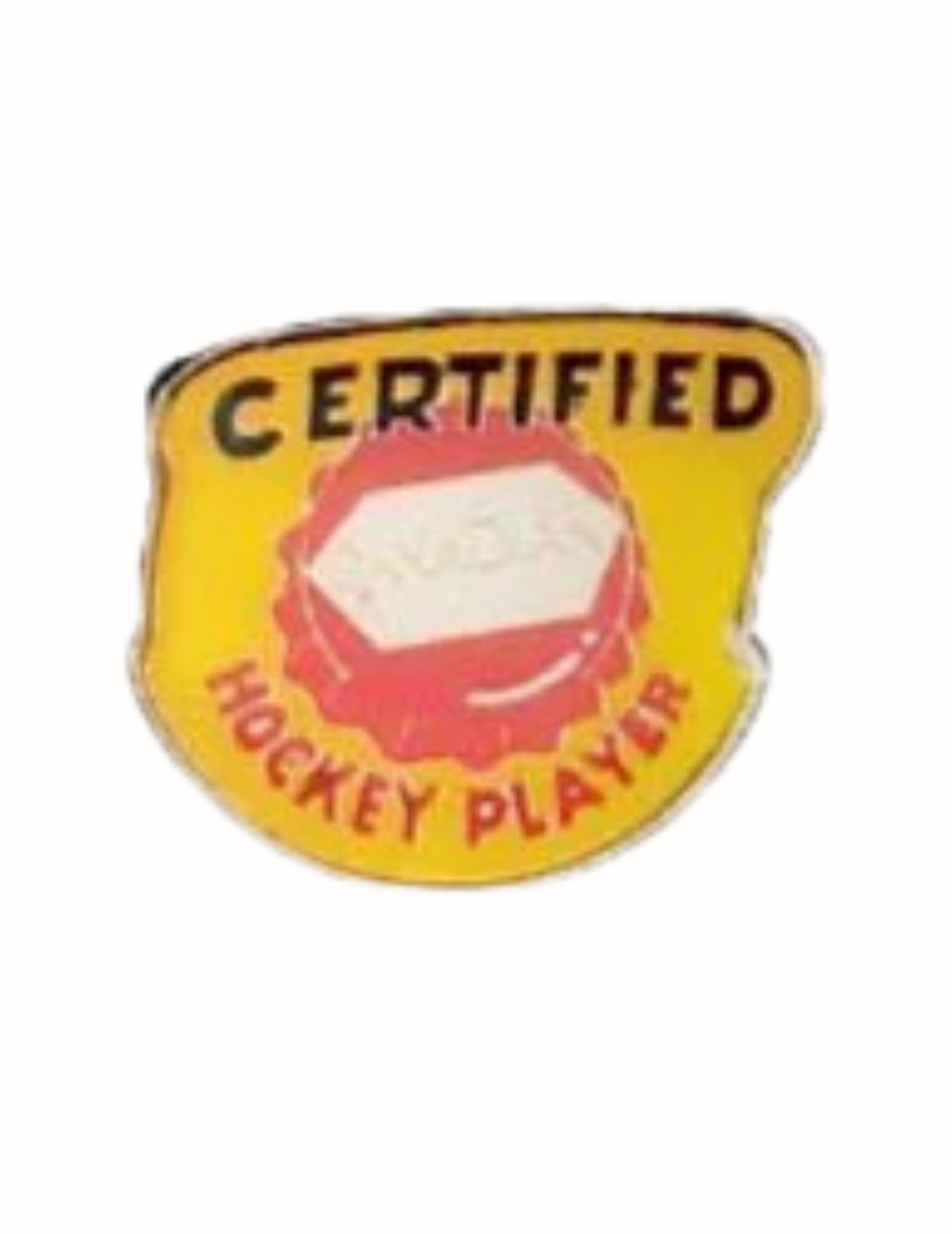 Certified Hockey Player Lapel Pin