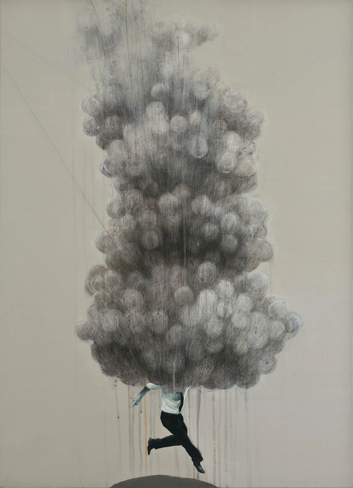 김신영08 . Priest . mixed media on canvas. 116.8×80.3cm. 2008.jpg