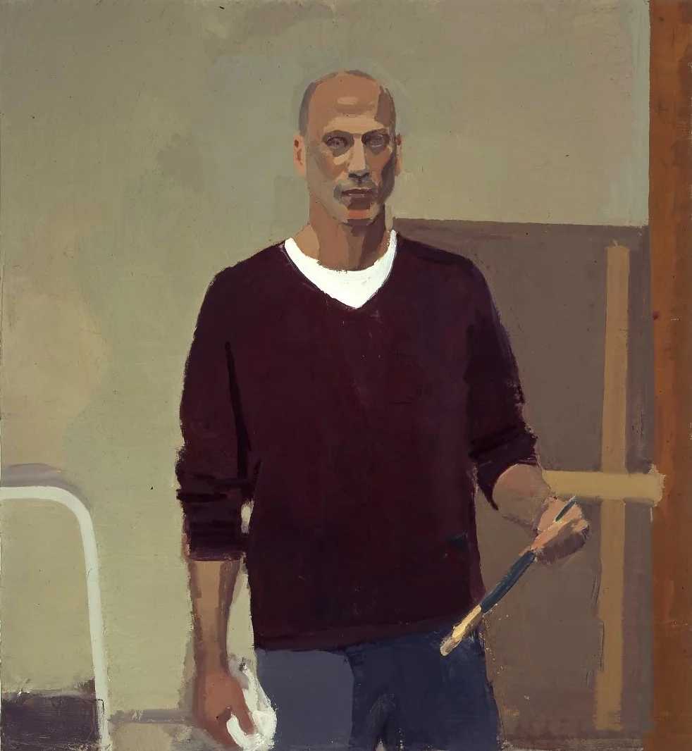 Self-Portrait,
2007,
Oil on linen,
48" x 40" 