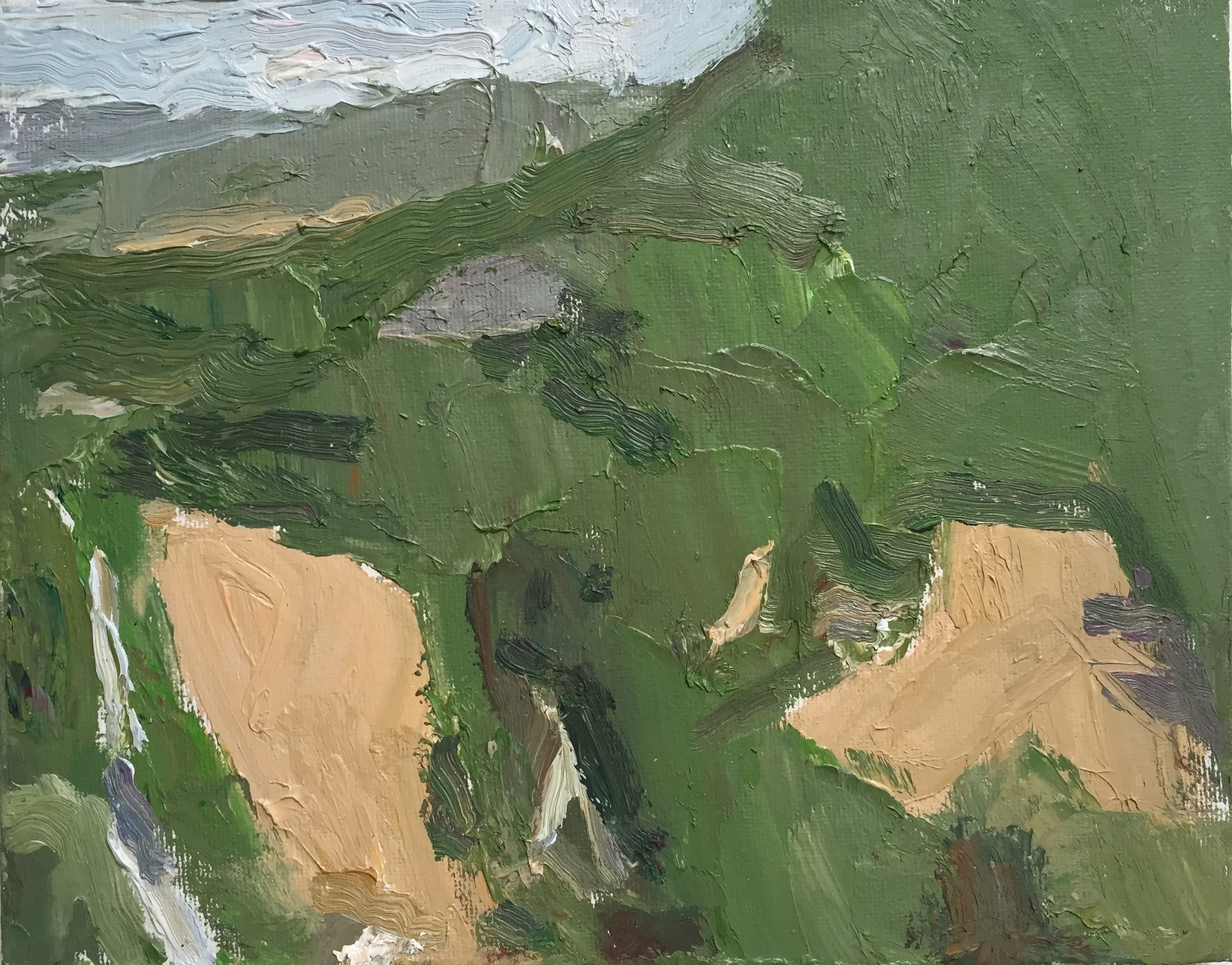 Provence 7, 2015, oil on canvas, 7.75x 9.5 in