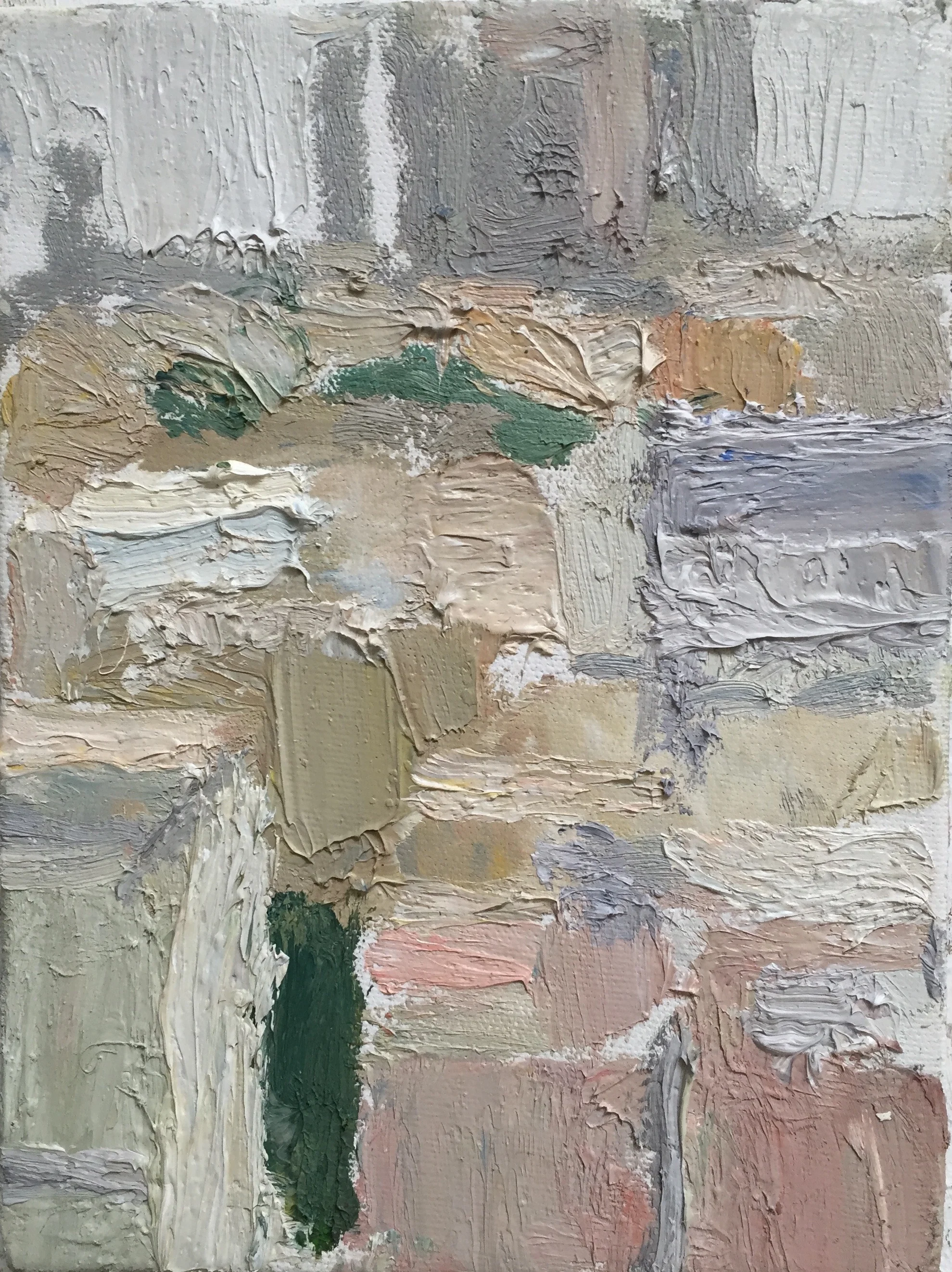 Tel Aviv 5, 2015, oil on canvas, 8x 6 in