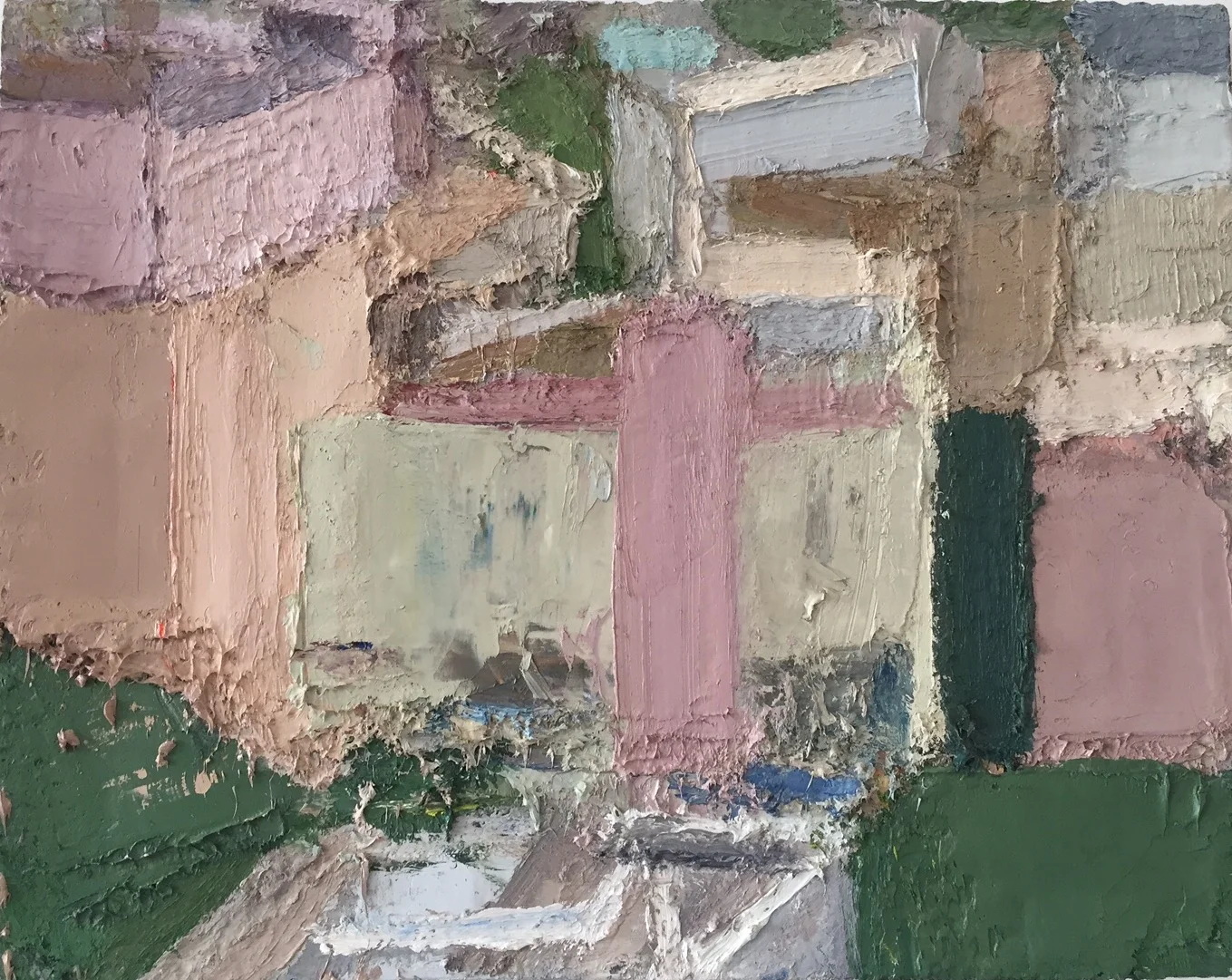 Tel Aviv 2, 2015-16, oil on linen, 22 x 28 inches.