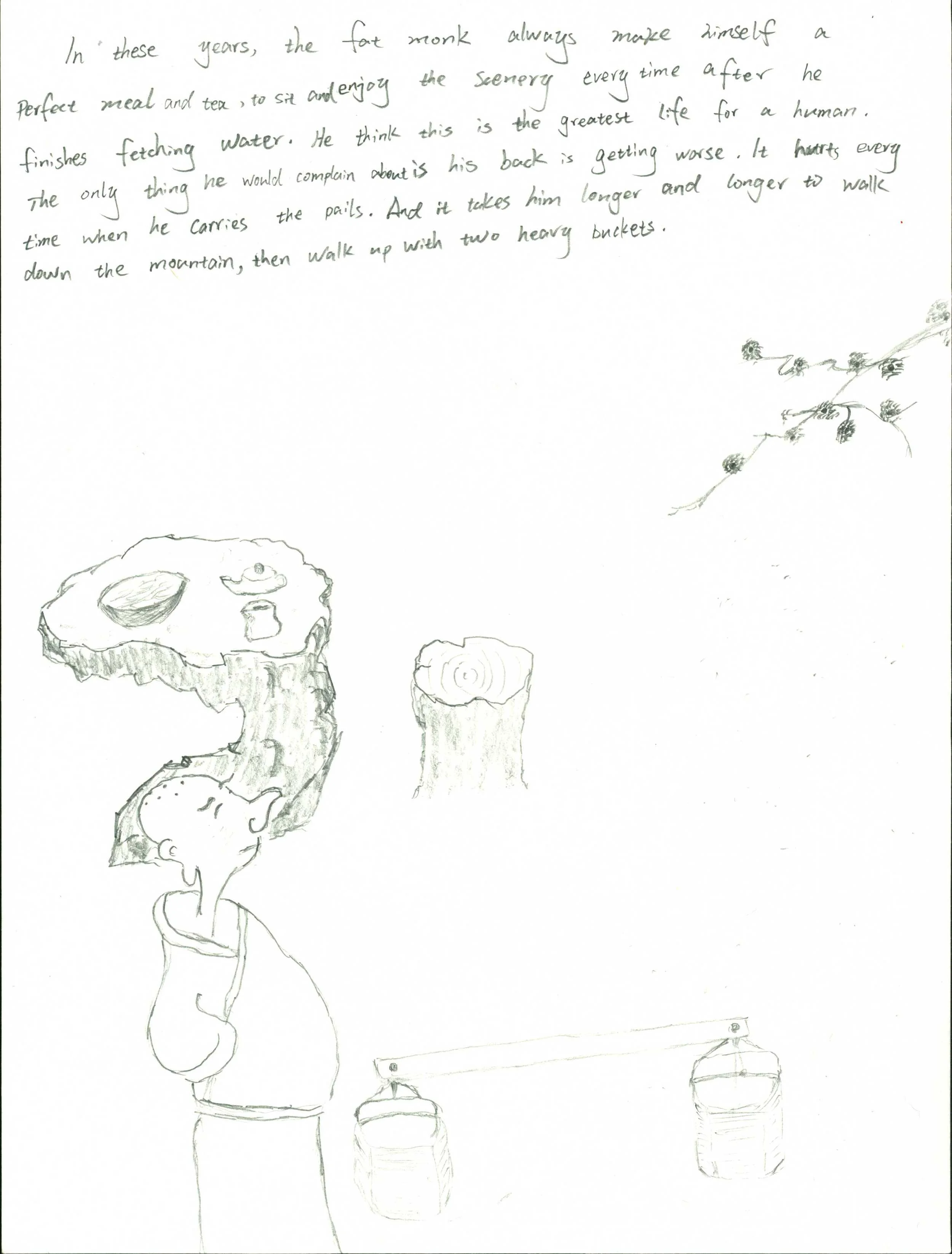 The Fat and the Skinny Monks by Wentian Pang ('17)