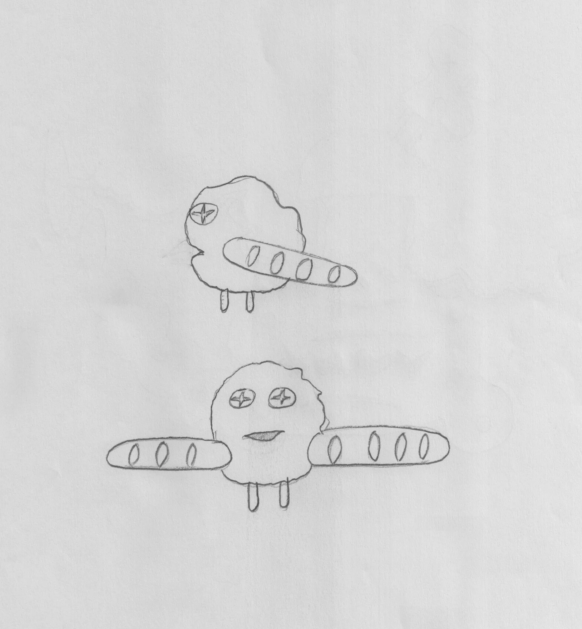 the bread-crumb-bird by Rono Hem ('19)