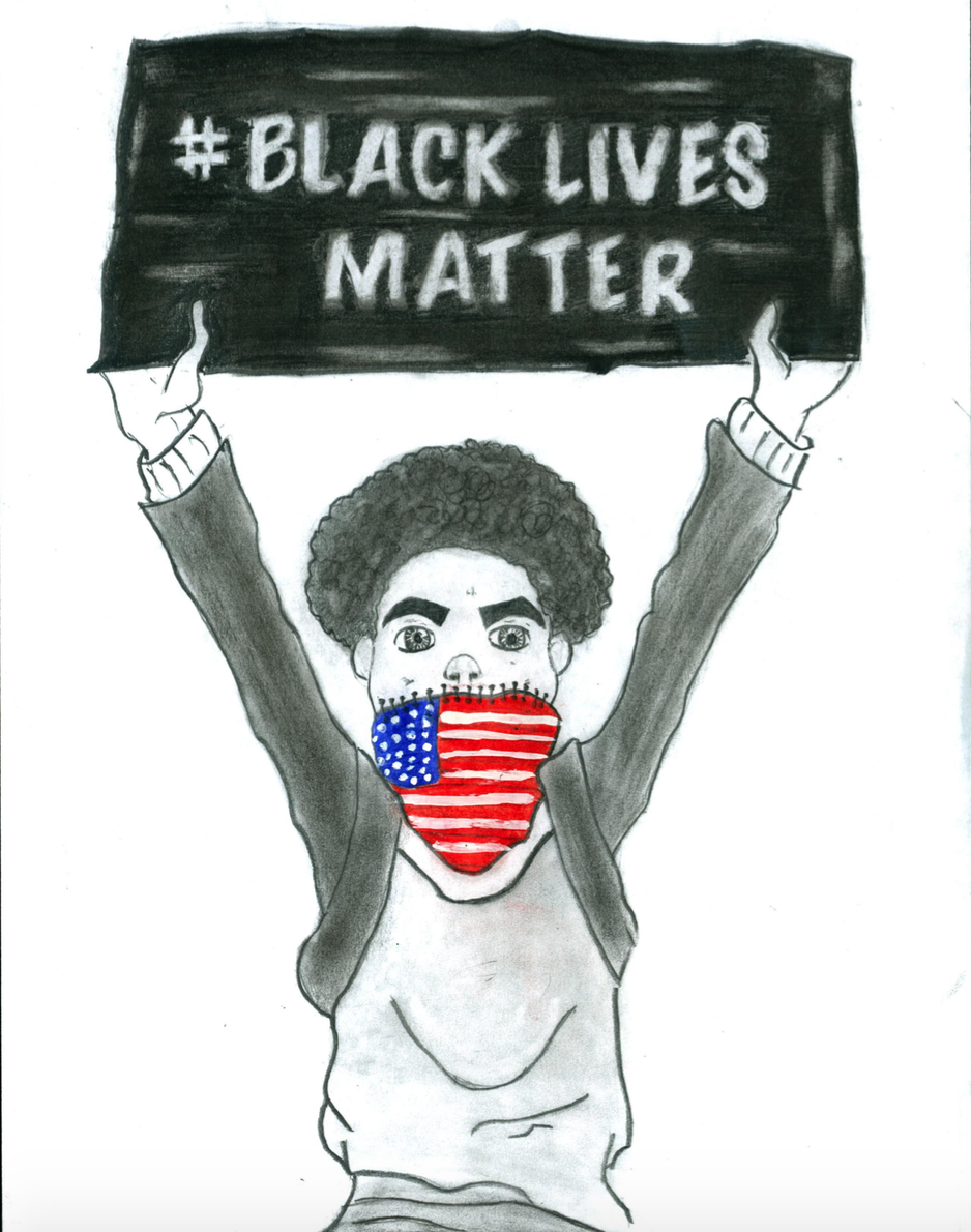  "Black Lives Matter" By Ekram Alrowmeim