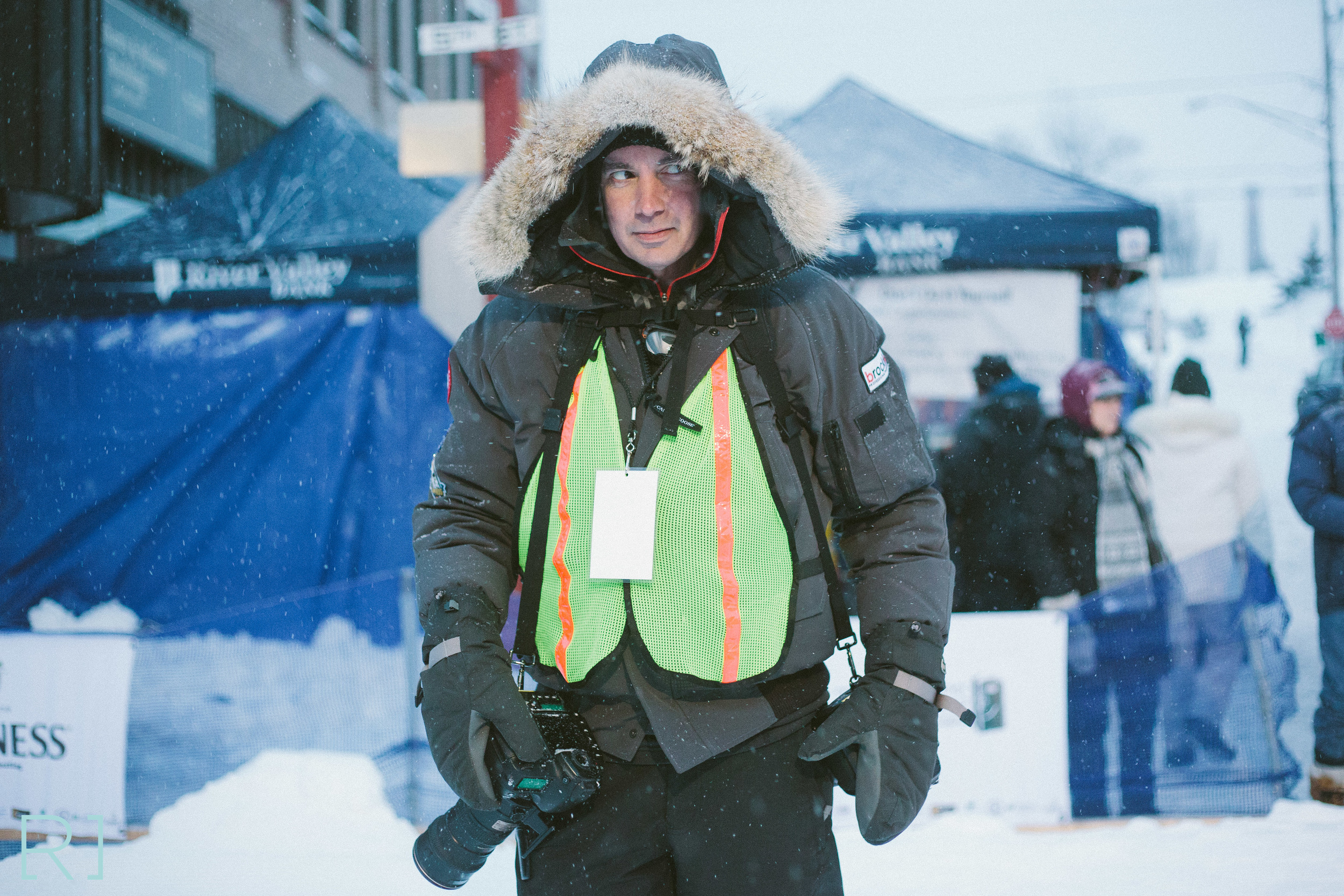 This is my boss. He's rocking that fur hood, don't you agree?
