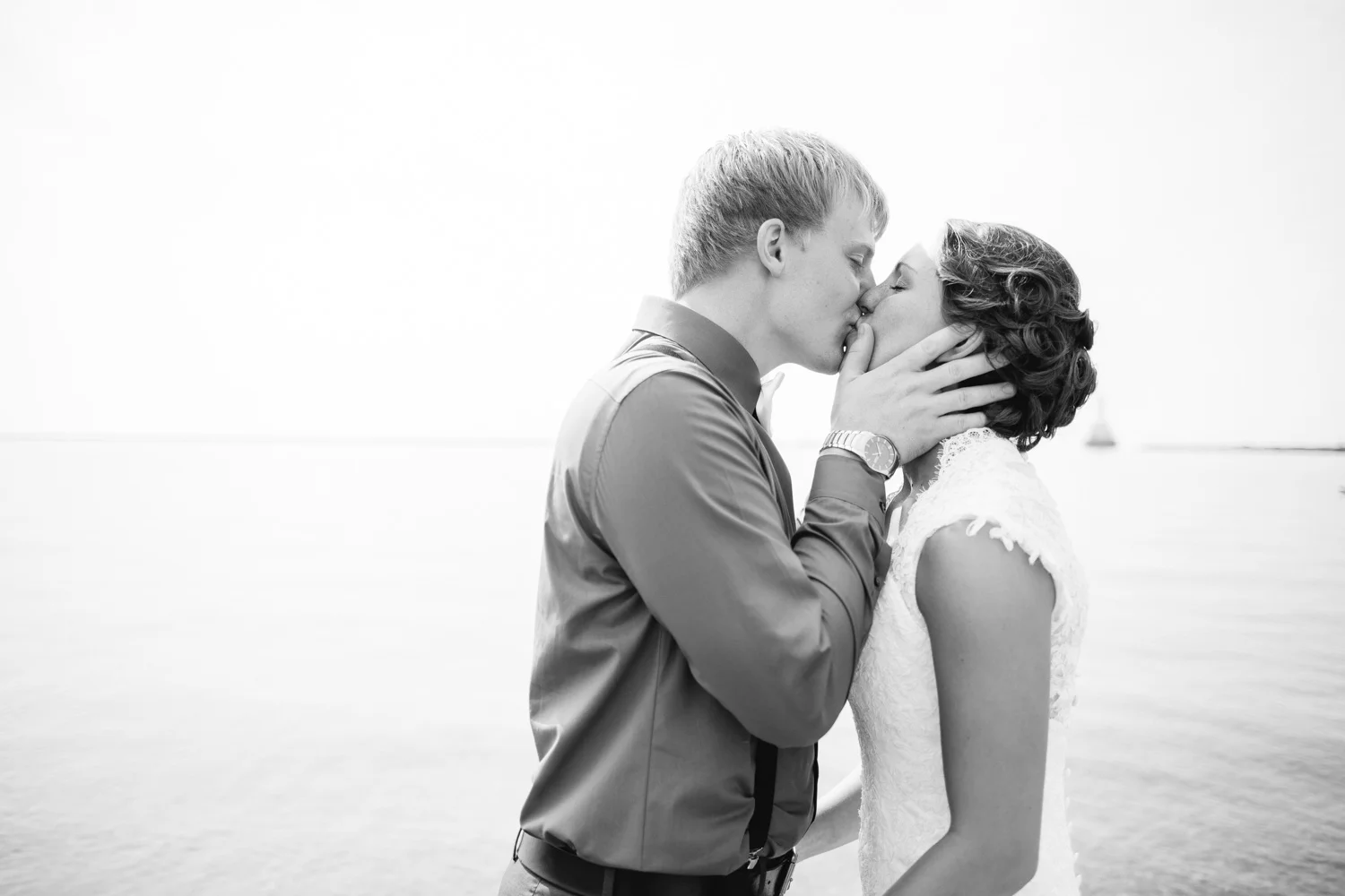 Allie & Logan | McLain State Park, MI Wedding