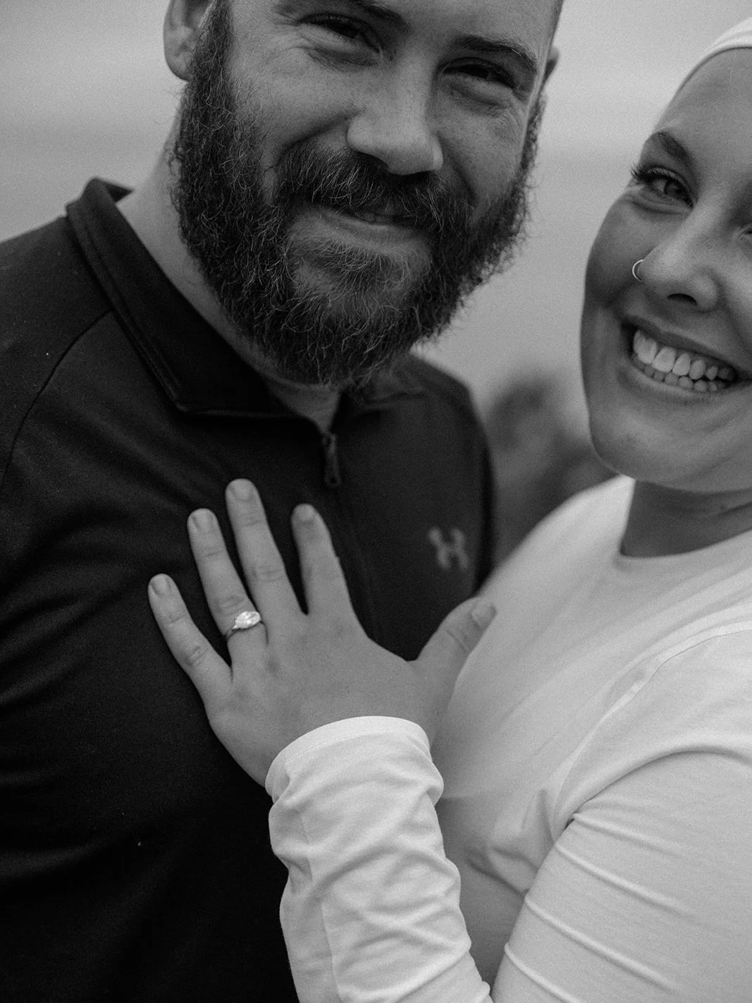 Some favs from Alex and Sierra&rsquo;s proposal on Sugarloaf Mountain 💍 ft. their adorable dog, Forest! 

// Marquette Michigan proposal, Michigan wedding photographer, elopement photographer, adventurous wedding photographer