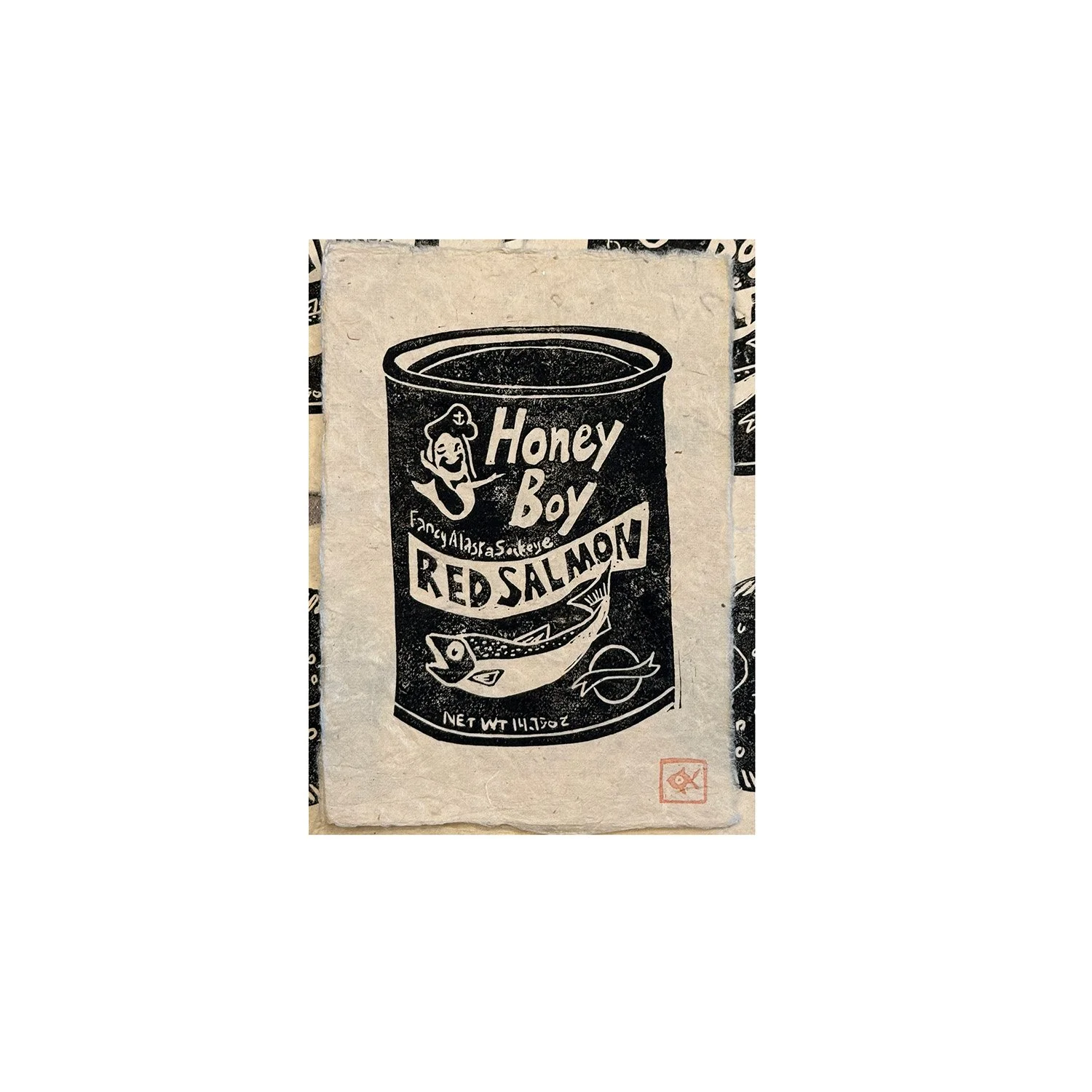Honey Boy Salmon Print