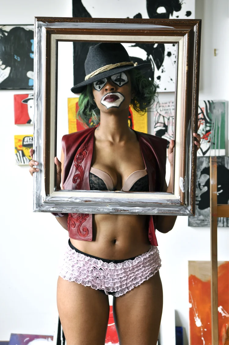 SEXY CLOWN (Fine Art Print)  Reisha