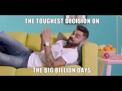 The Big Billion Days by Flipkart  Virat Kohli  Colston Julian  The Artist Collective