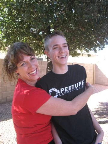 Now Sawyer is a teenager.