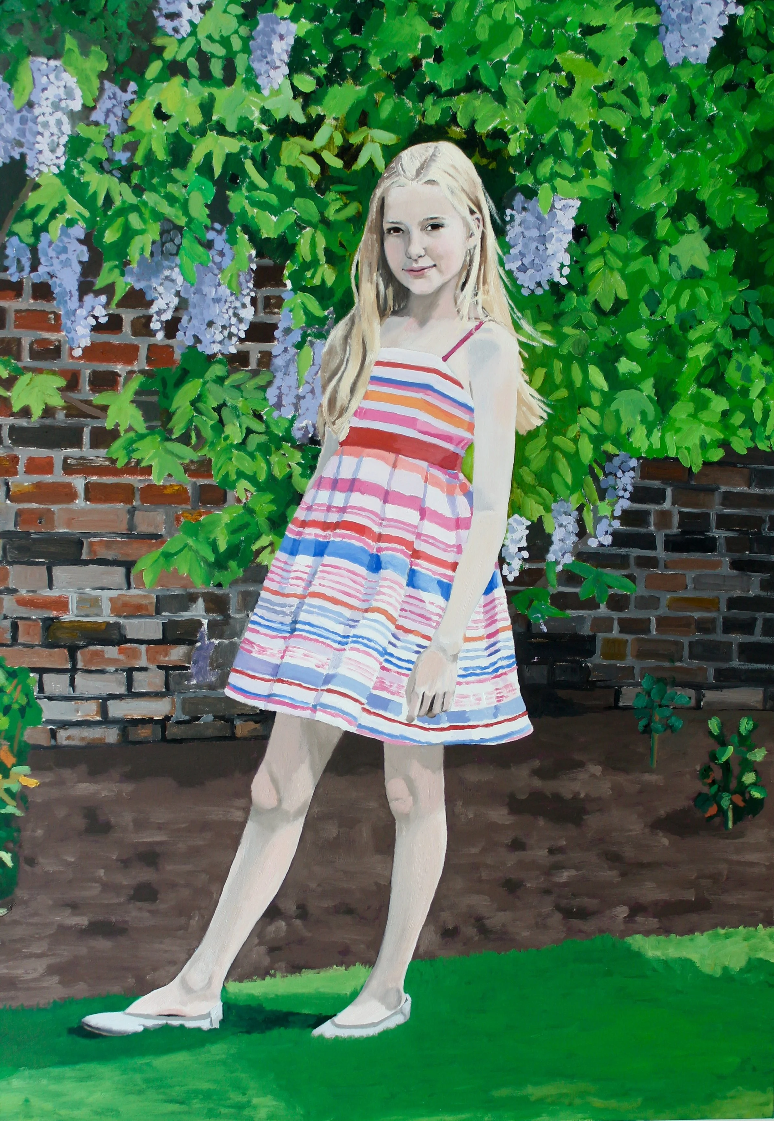 Millie Original oil on canvas 31 x 39 inches / 80 x 100 cm SOLD