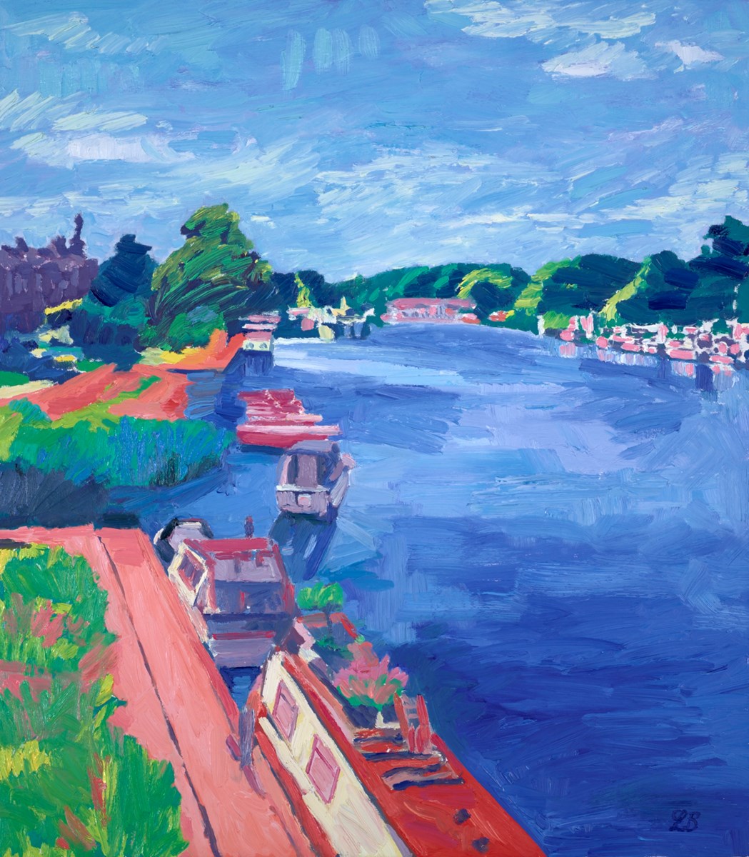 So Beautiful Here Original oil on box canvas 28 x 31 inches / 71 x 79 cm SOLD