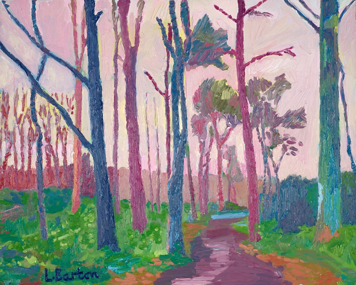 Pink Morning Original oil on board 16 x 20 inches / 41 x 51 cm SOLD