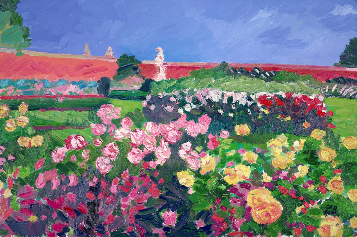Rose Garden Original oil on board 30 x 20 inches / 76 x 51 cm SOLD