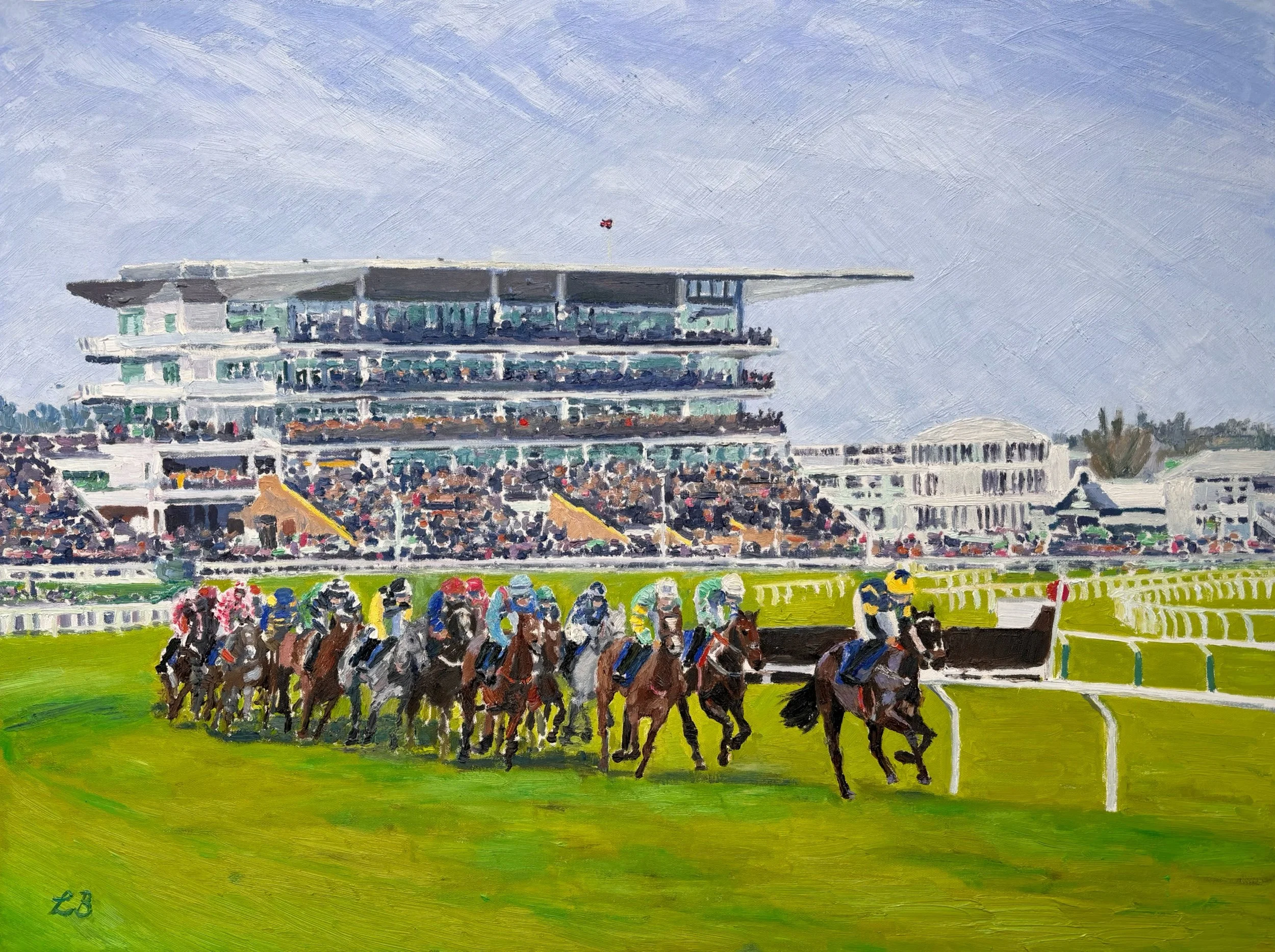 Festival Fever  Original Oil / 77 x 102 cm (unframed) / Box Framed / SOLD