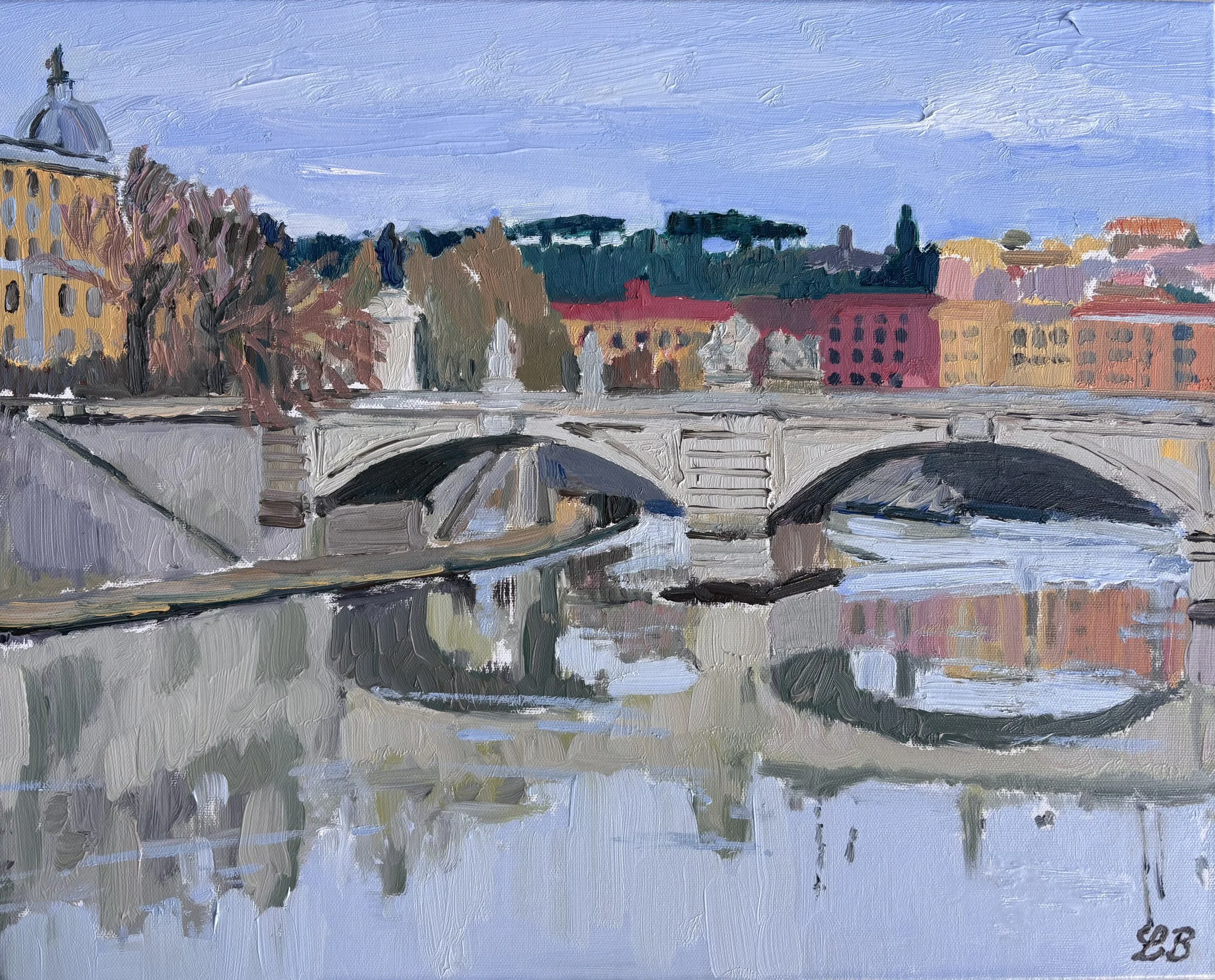   Summer In Rome  Original Oil / 46 x 66 cm / SOLD 