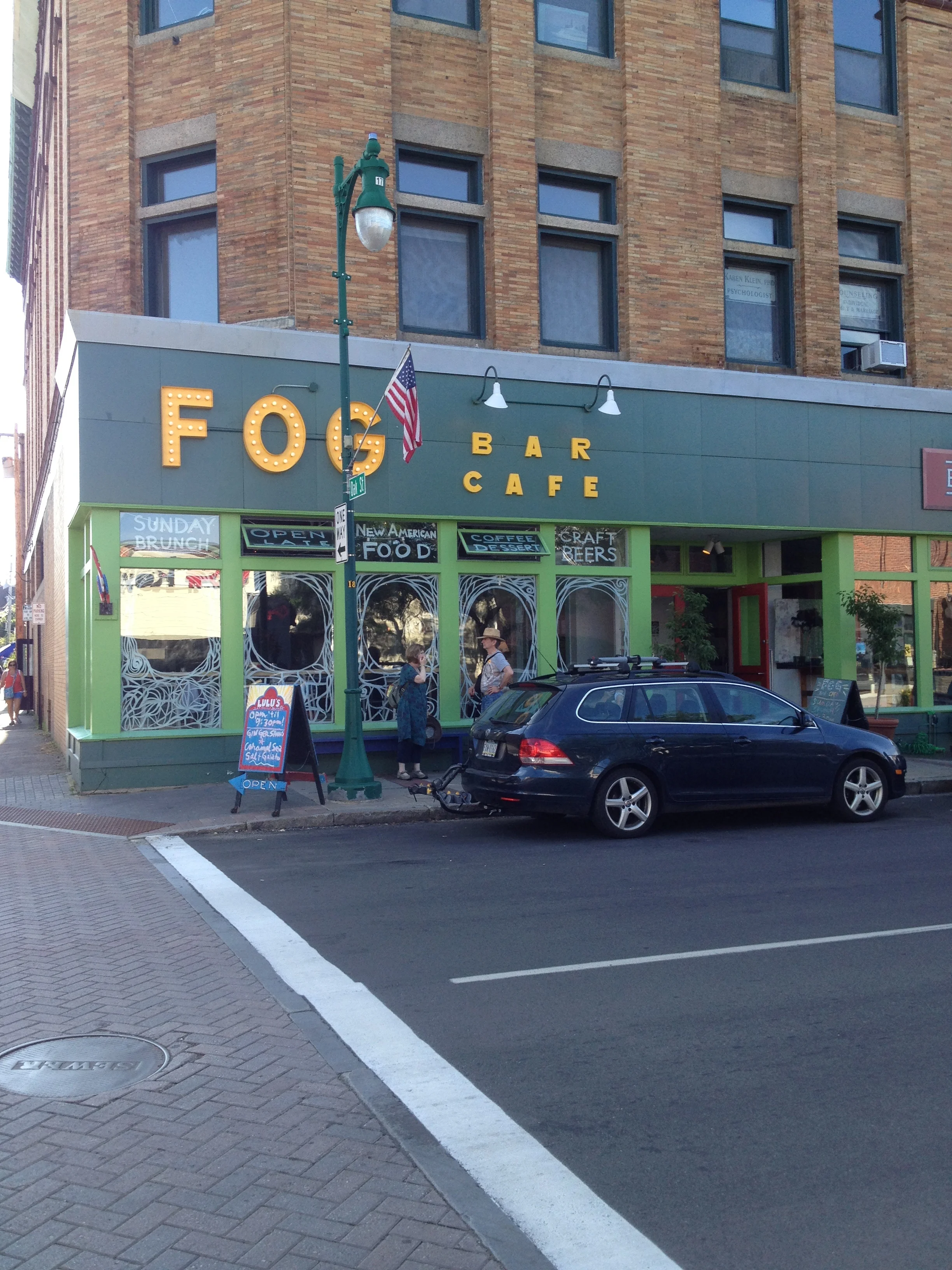 FOG bar + cafe Main Street, Rockland, ME.