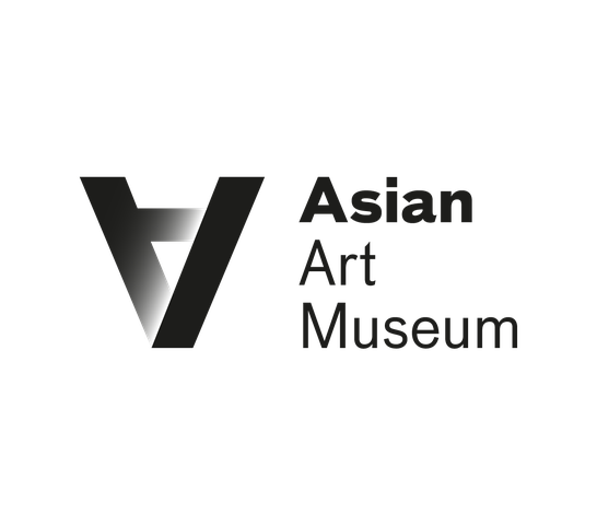 Logo of the Aslan Art Museum featuring a stylized V shape and the museum's name in black text.