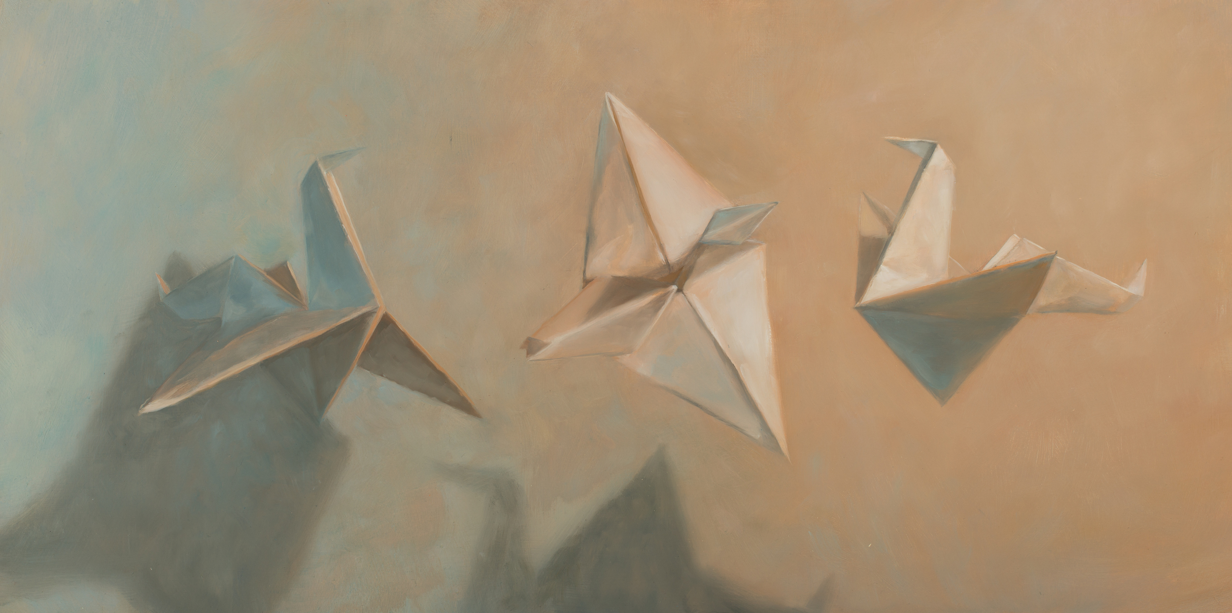 Flying Paper Cranes