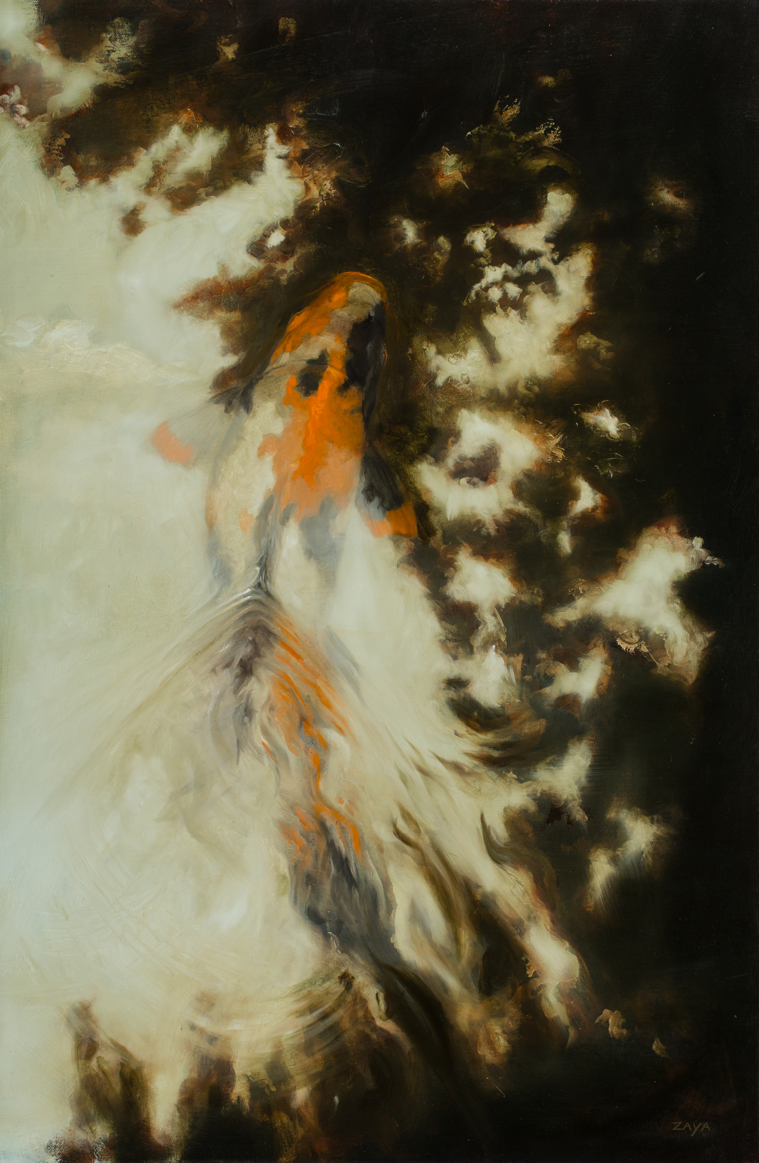 Koi in the Shadow of the Tree