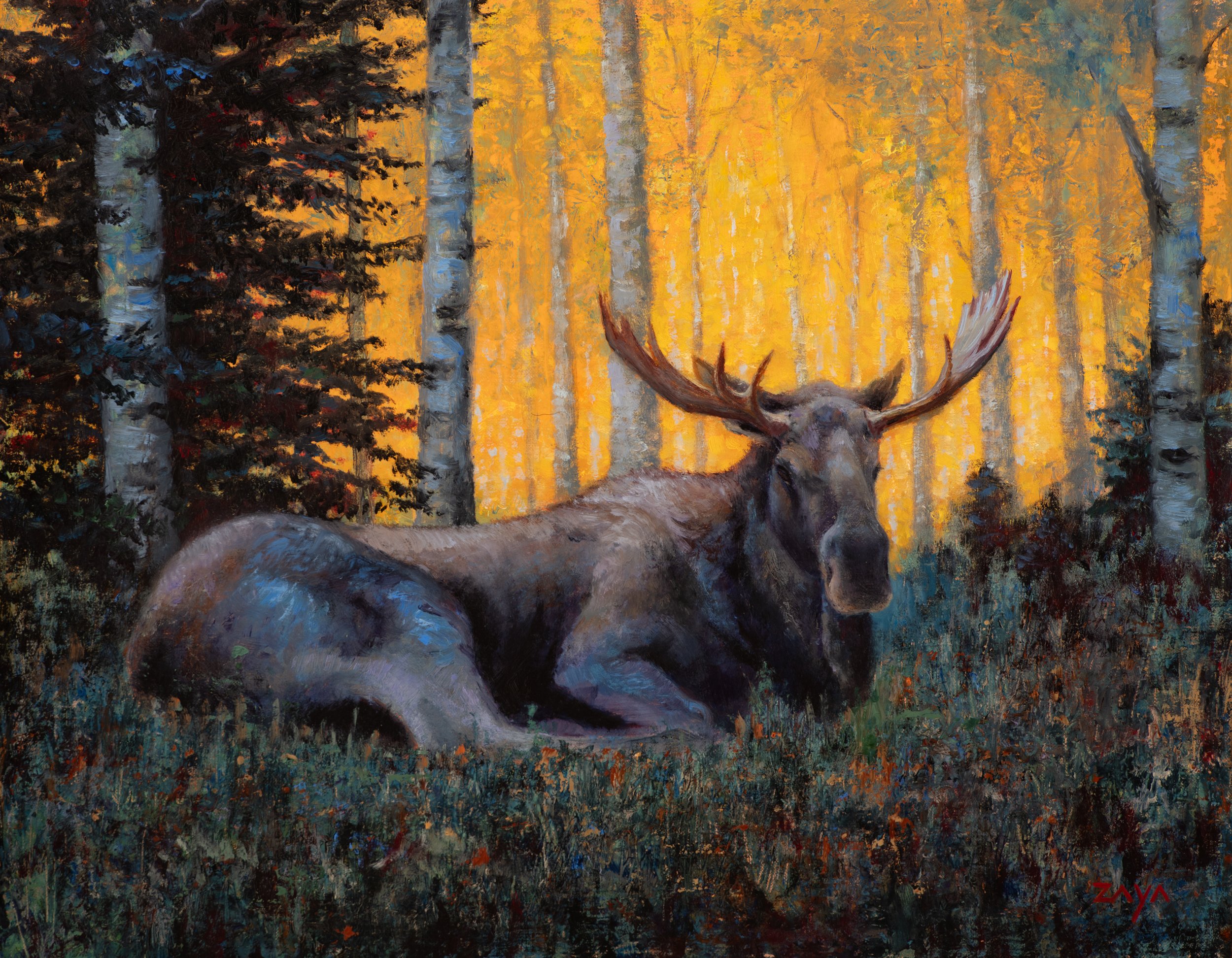 A Resting Giant Sudy 11”x14” Oil On Linen Mounted to Board Available