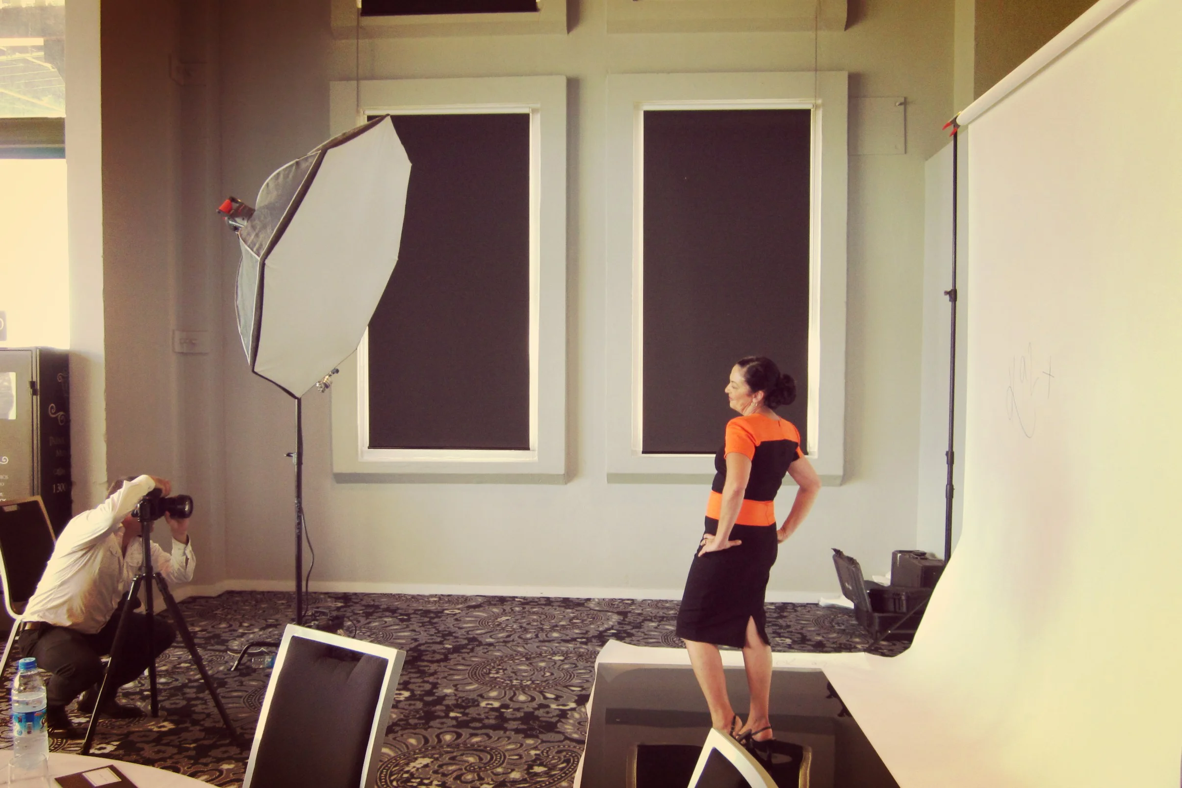 Ben Scott @ work making women feel fabulous!