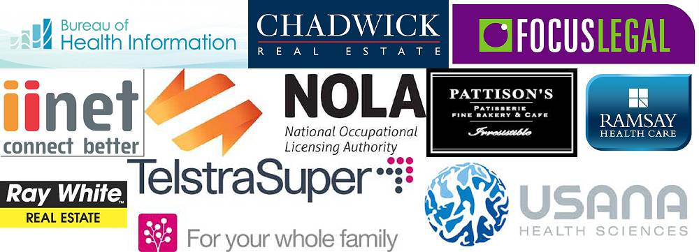 Just some of our loyal clients