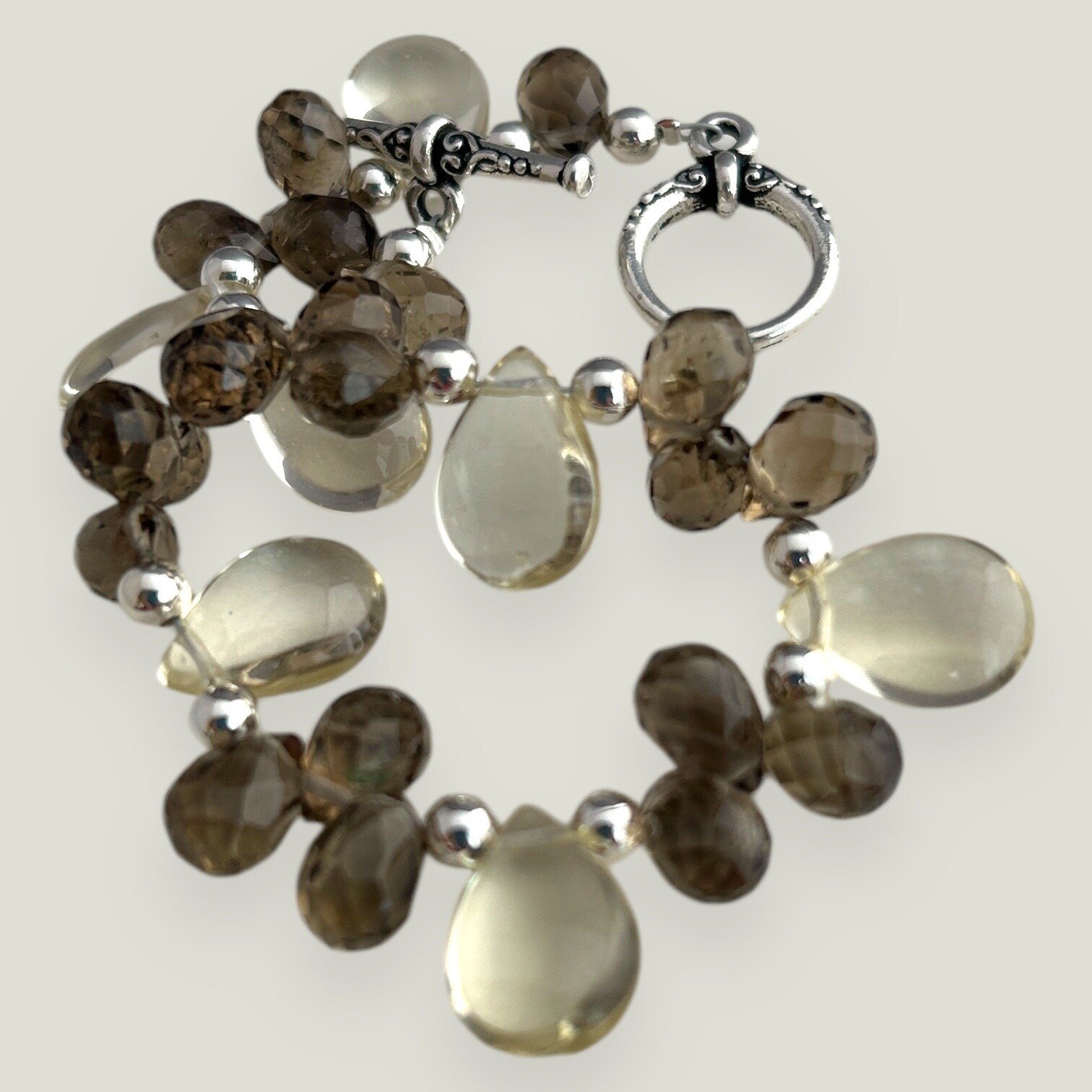Chocolate and Lemon Drops Bracelet by Lise Spence-Parsons for Lottie's Trinkets - Always Beautiful