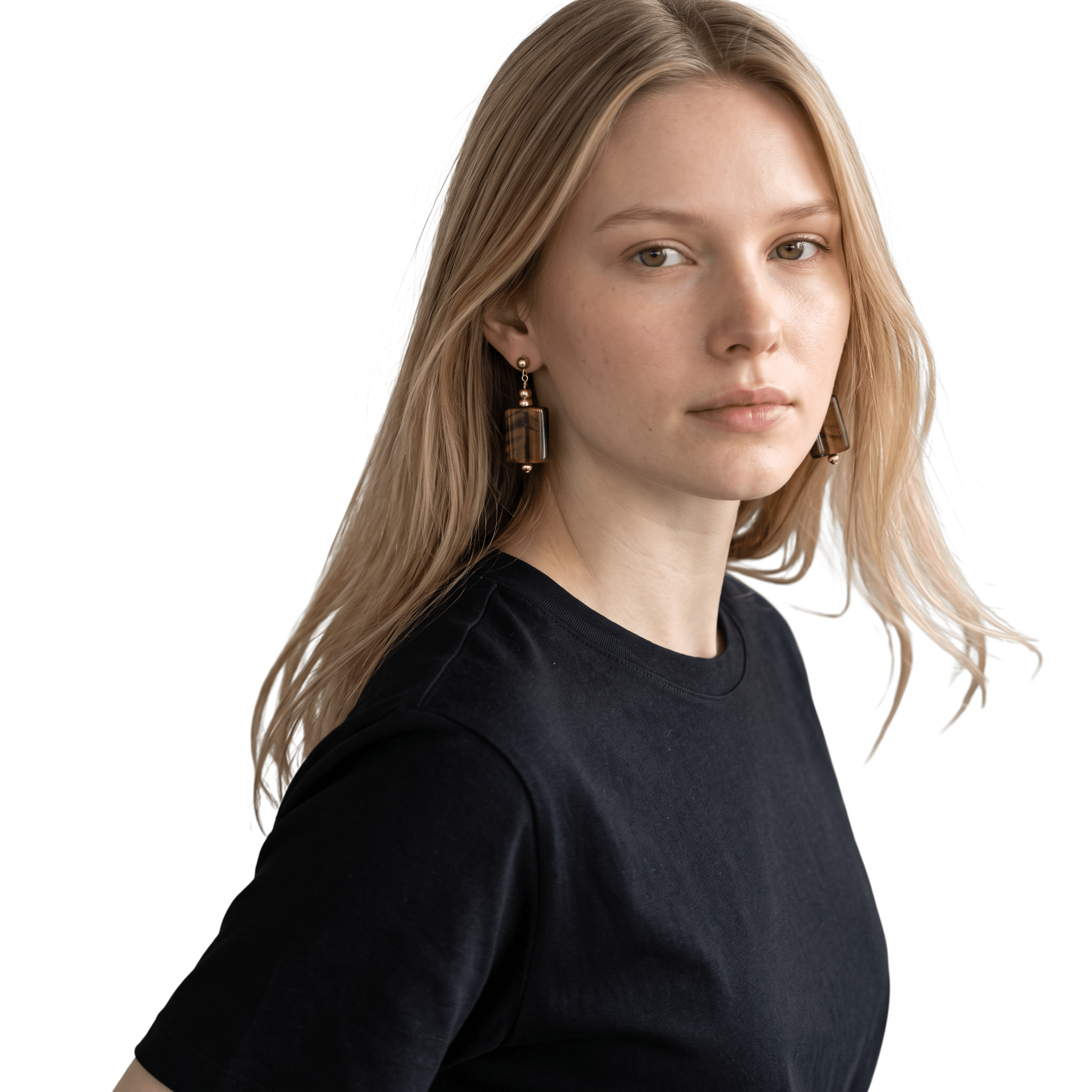Golden Horizon 14k Gold Earrings by Lise Spence-Parsons for Lottie's Trinkets - Always Beautiful
