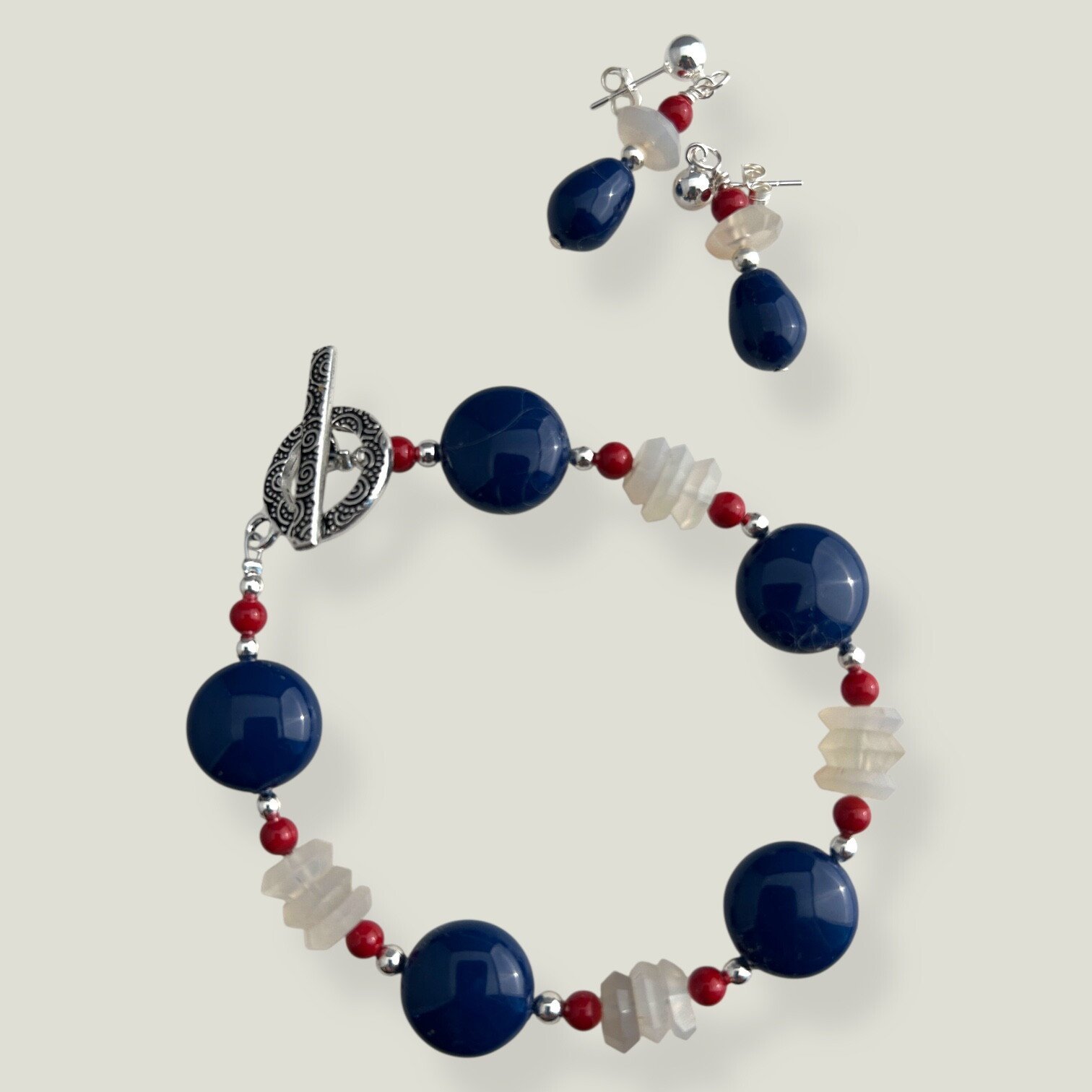 Freedom Bracelet and Earrings Set by Lise Spence-Parsons for Lottie's Trinkets - Always Beautiful