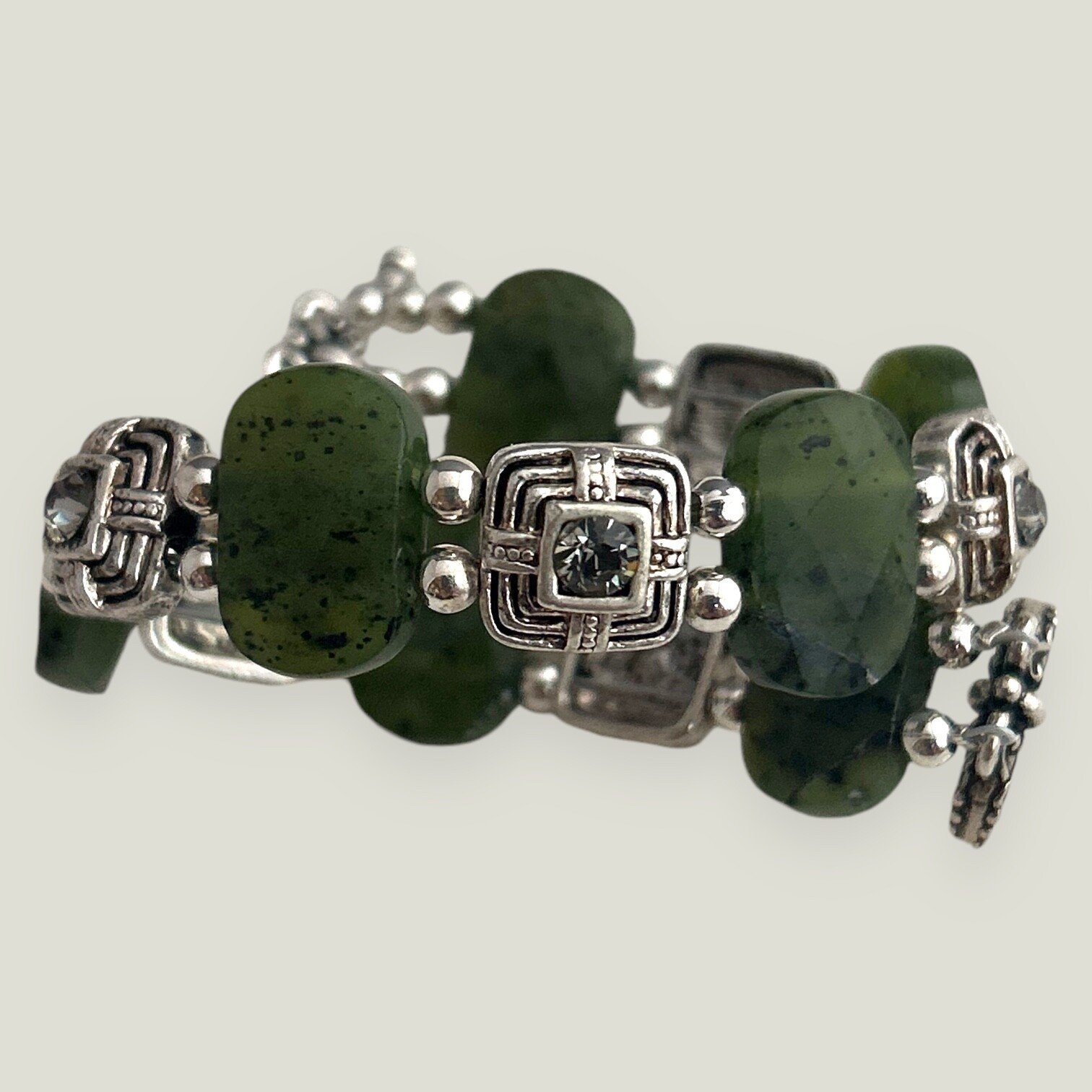 Jade Sparkle Bracelet by Lise Spence-Parsons for Lottie's Trinkets - Always Beautiful