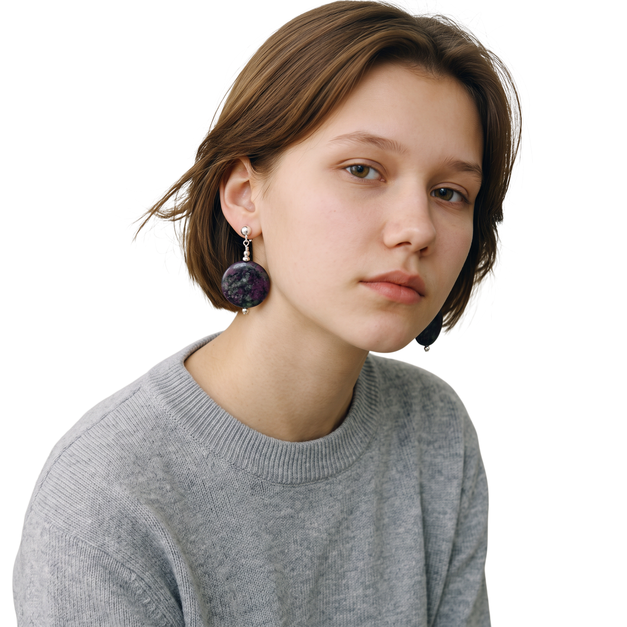 Midnight Bloom Sterling Silver Earrings by Lise Spence-Parsons for Lottie's Trinkets - Always Beautiful