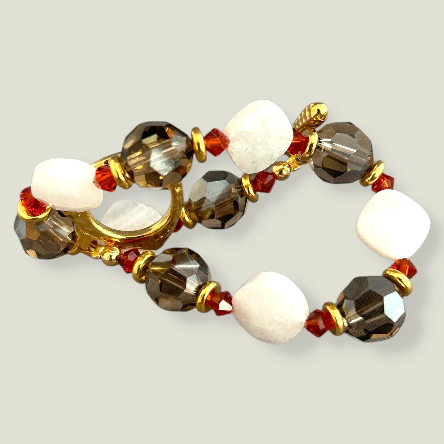 Creamy Spice Gold Bracelet